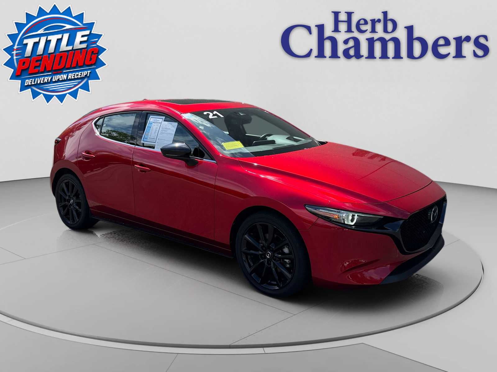 Soul Red Crystal Metallic 2021 Mazda MAZDA3 Hatchback All-Wheel Drive Automatic