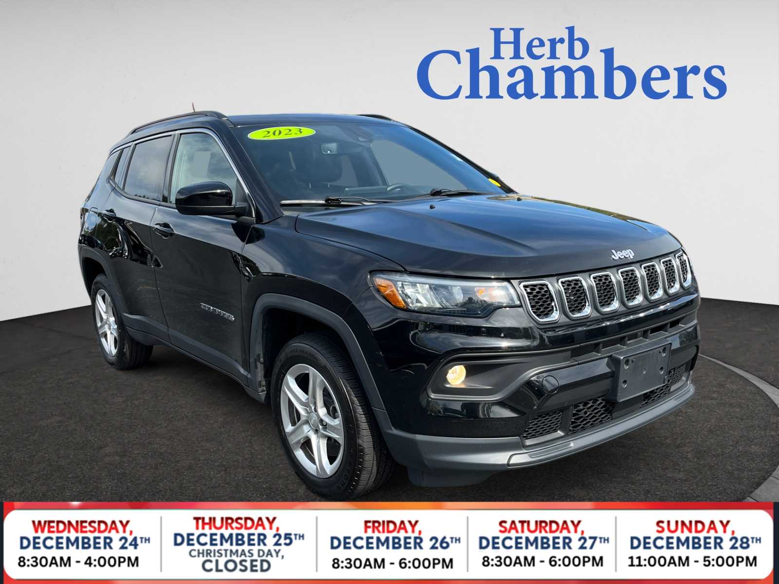 used 2023 Jeep Compass car, priced at $19,998