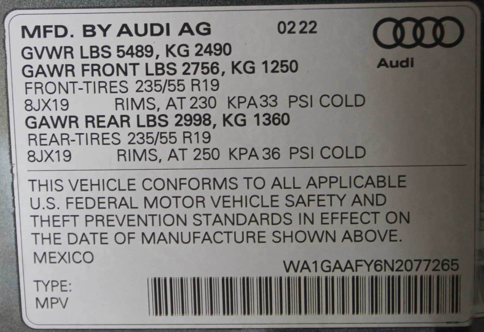 used 2022 Audi Q5 car, priced at $26,497