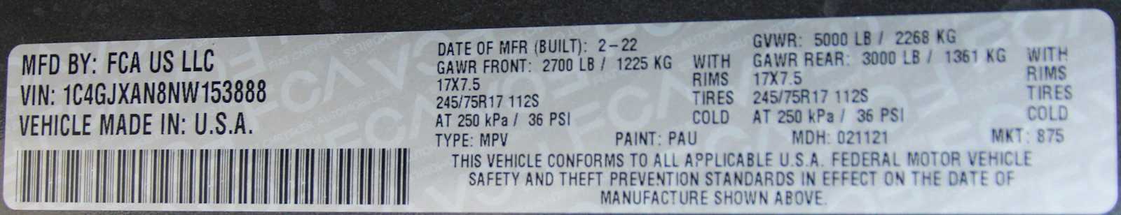 used 2022 Jeep Wrangler car, priced at $27,297