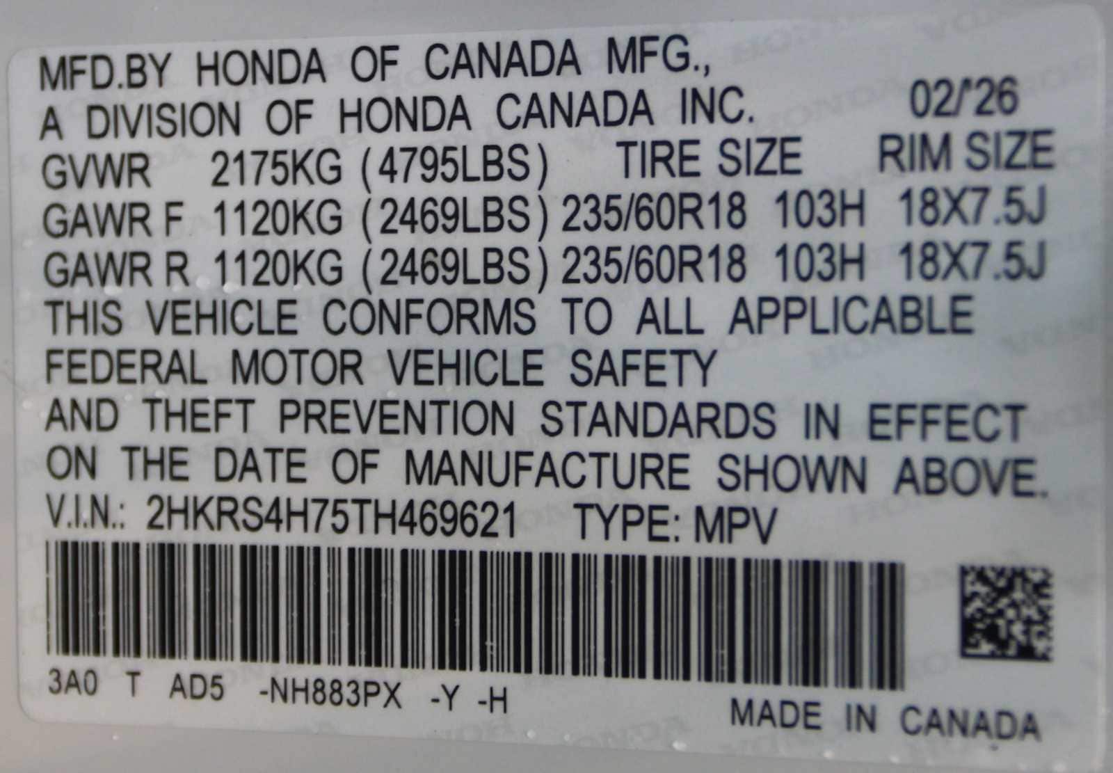 used 2026 Honda CR-V car, priced at $37,097