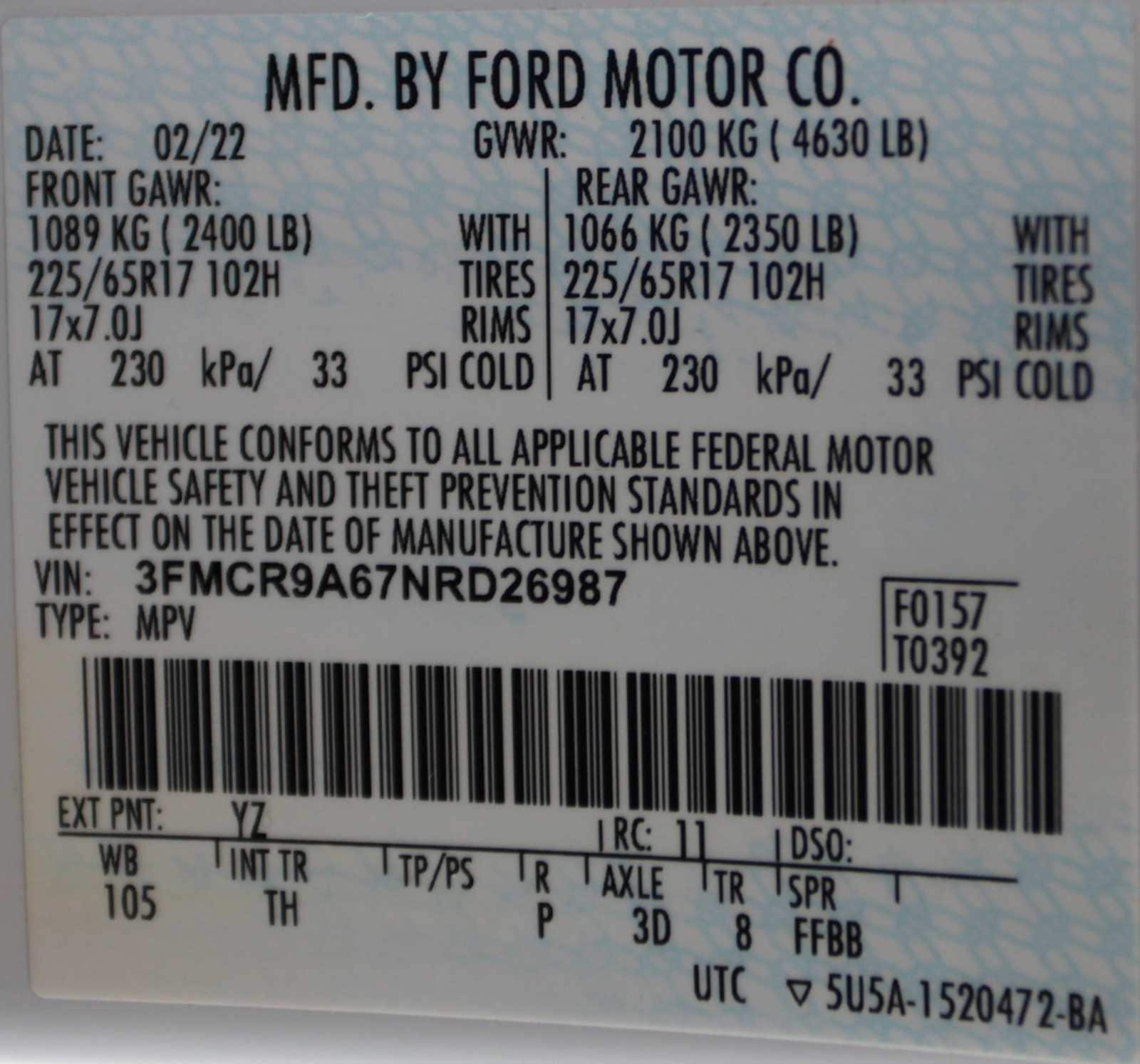 used 2022 Ford Bronco car, priced at $17,997