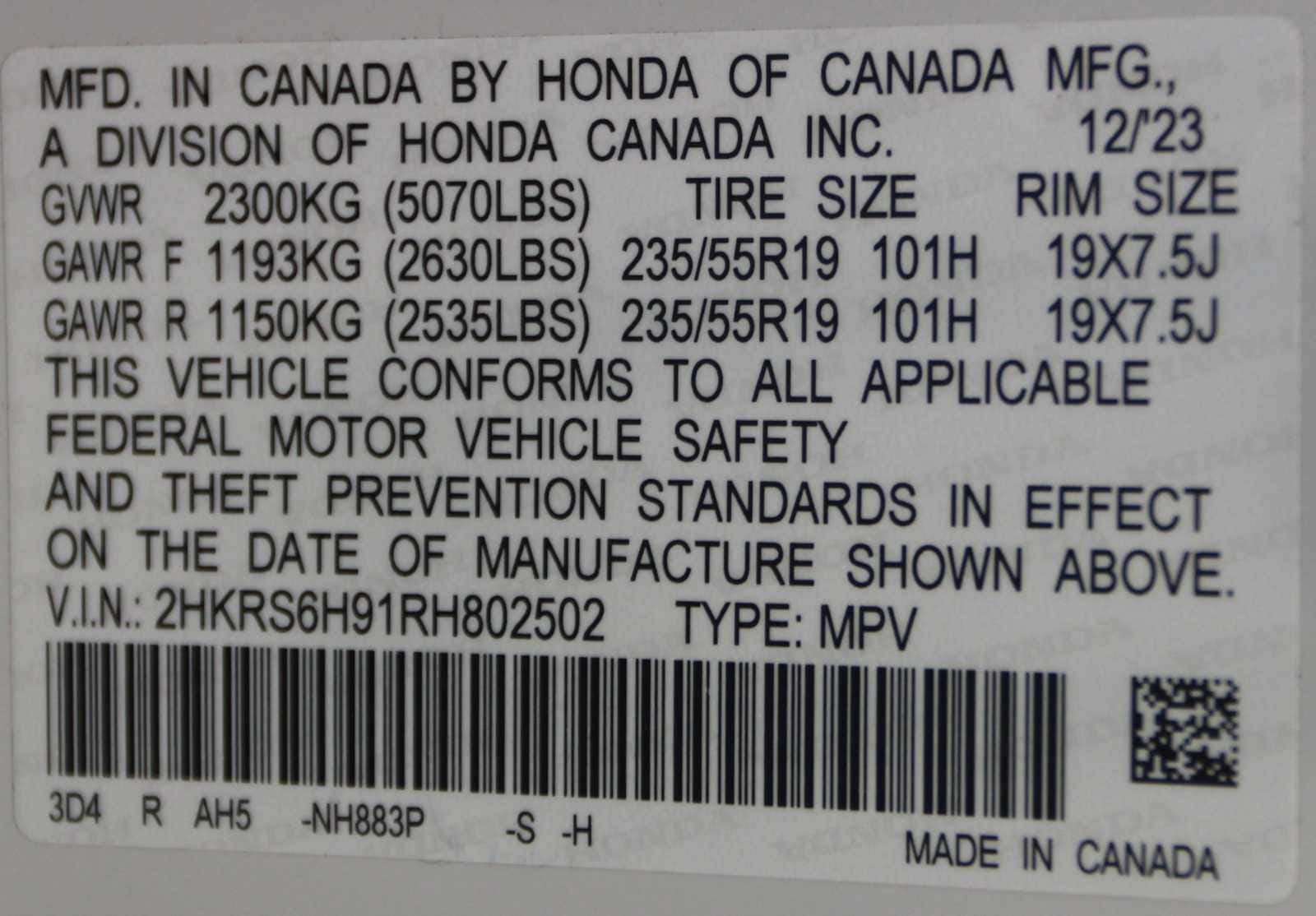 used 2024 Honda CR-V Hybrid car, priced at $35,997