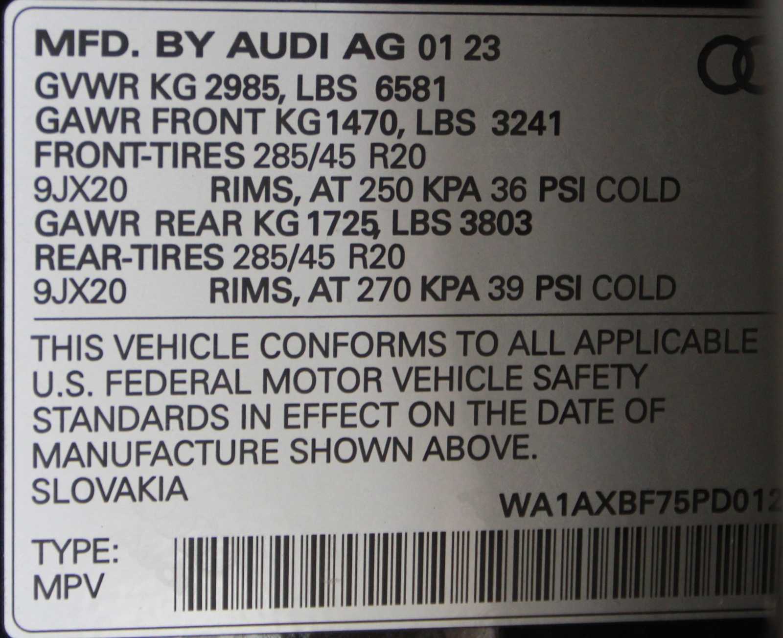 used 2023 Audi Q7 car, priced at $38,497