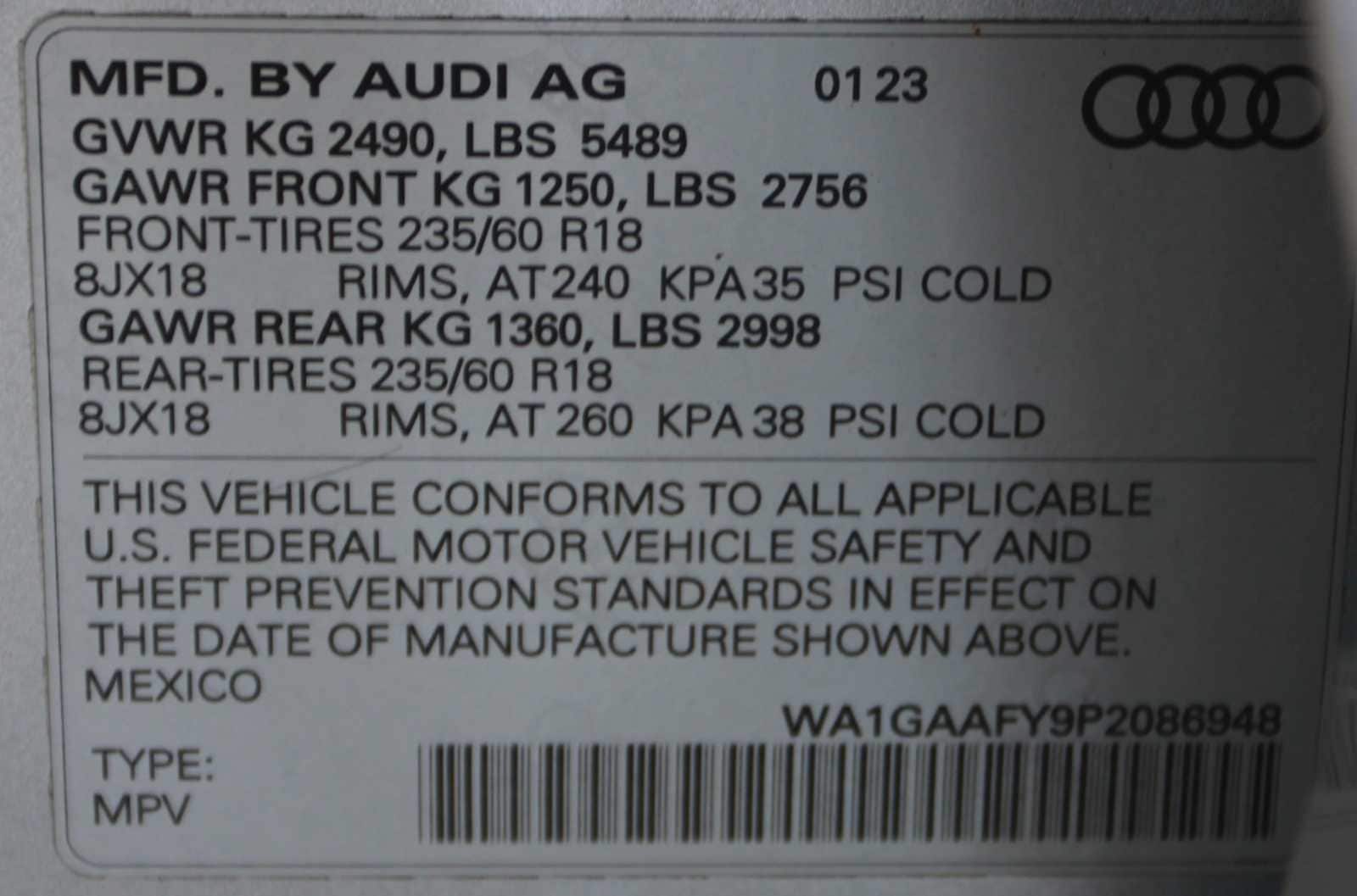 used 2023 Audi Q5 car, priced at $31,497