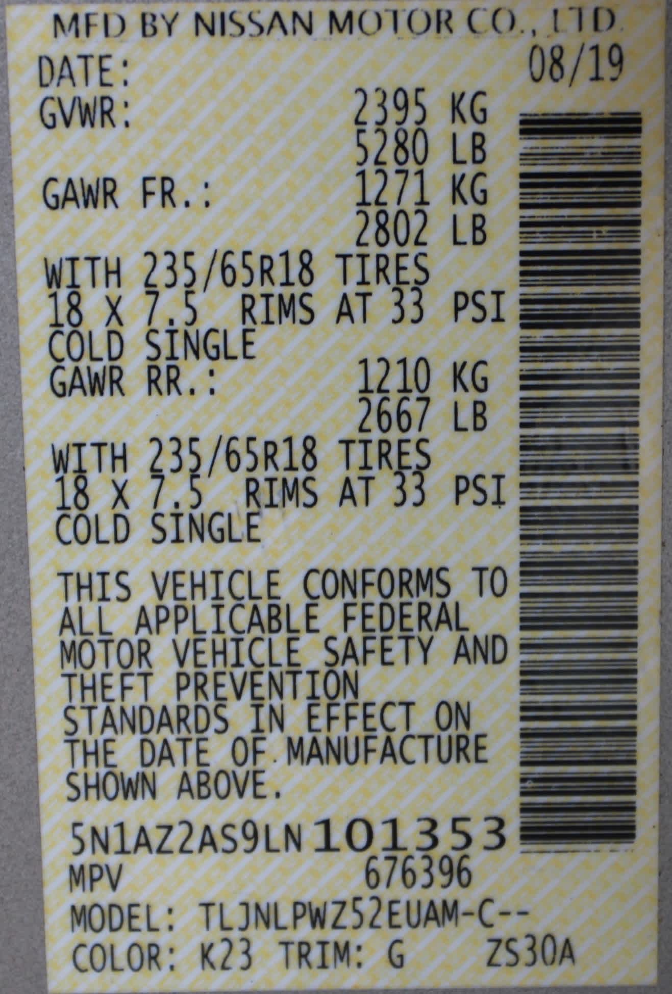 used 2020 Nissan Murano car, priced at $18,097