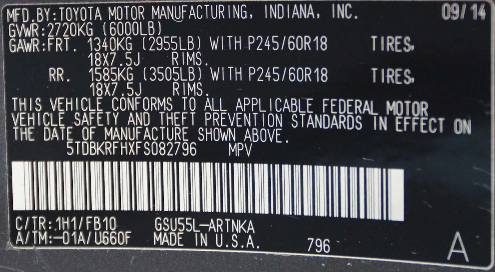 used 2015 Toyota Highlander car, priced at $18,197