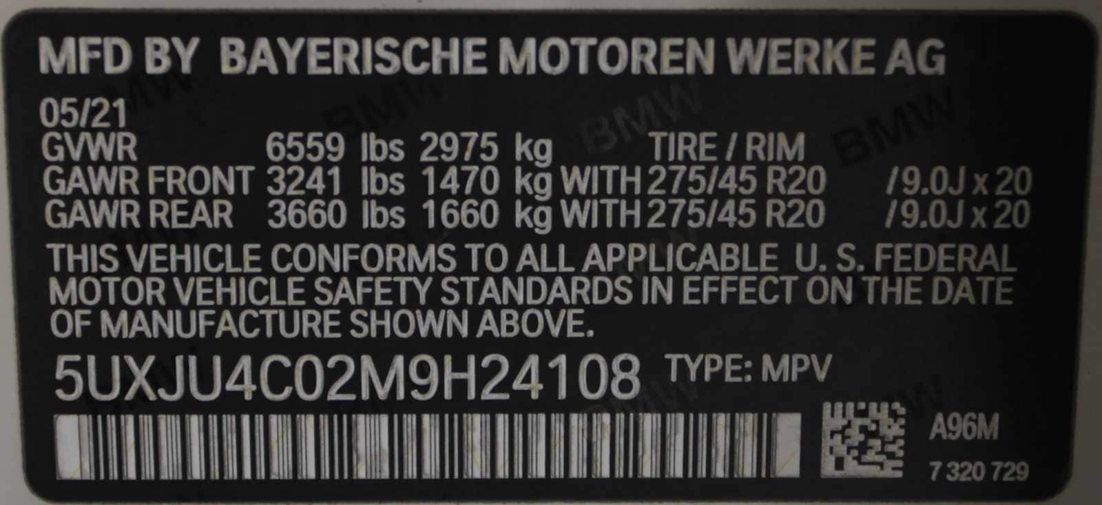 used 2021 BMW X5 car, priced at $39,397