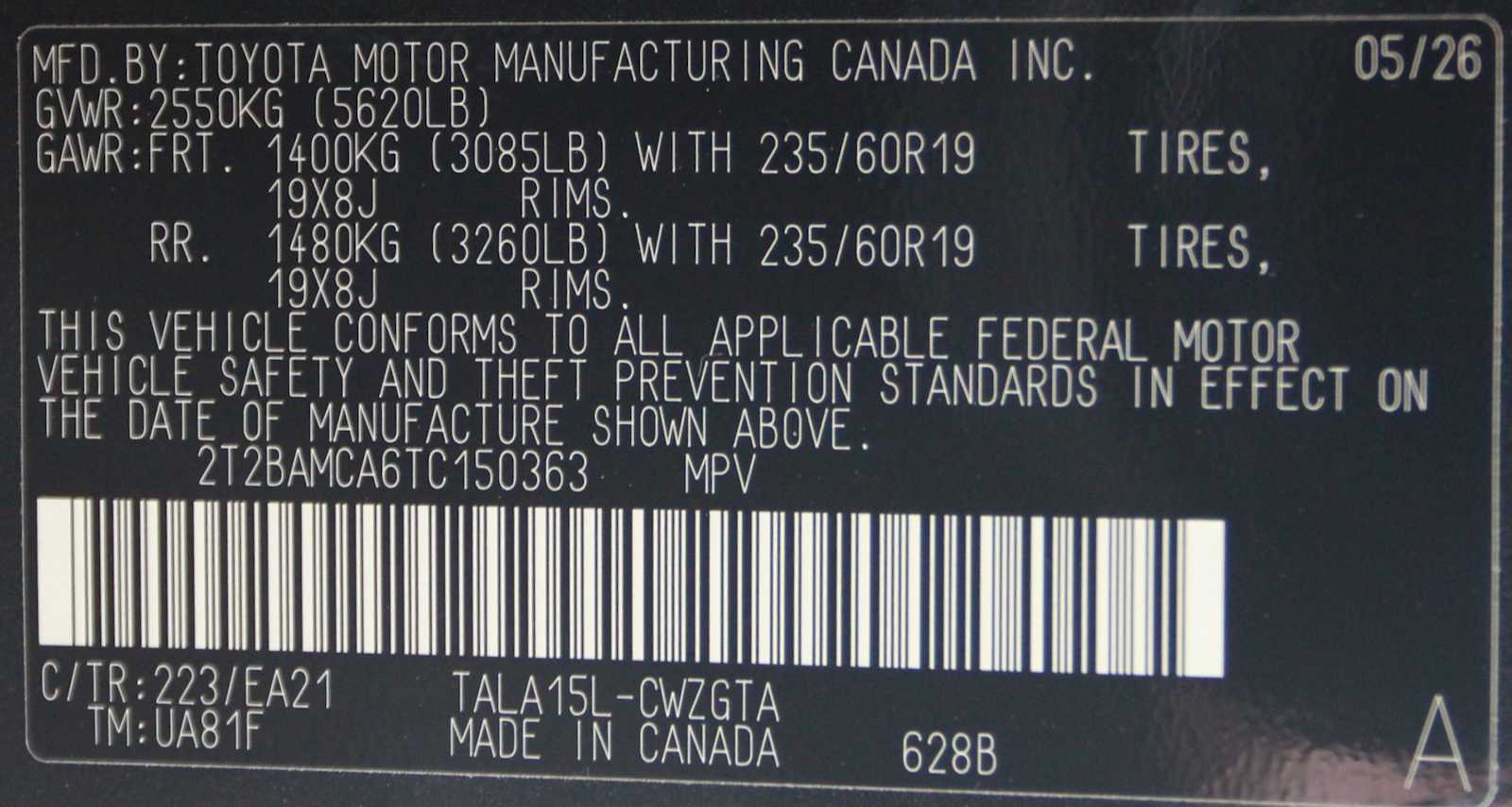 new 2026 Lexus RX 350 car, priced at $59,505