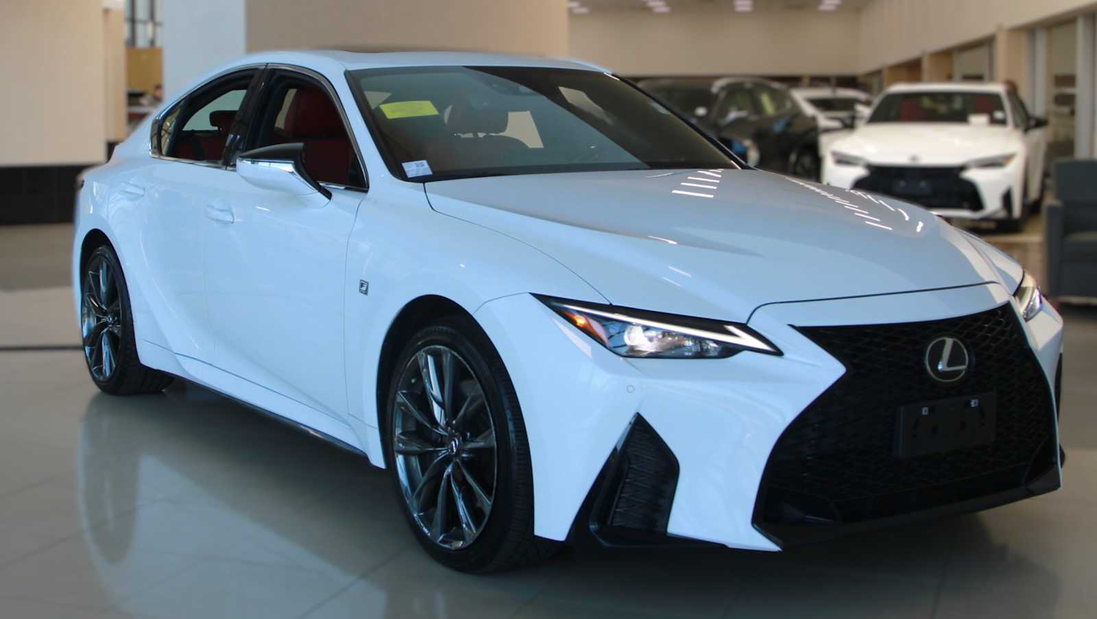 Ultra White 2023 Lexus IS 350 F Sport AWD Sedan All-Wheel Drive Automatic