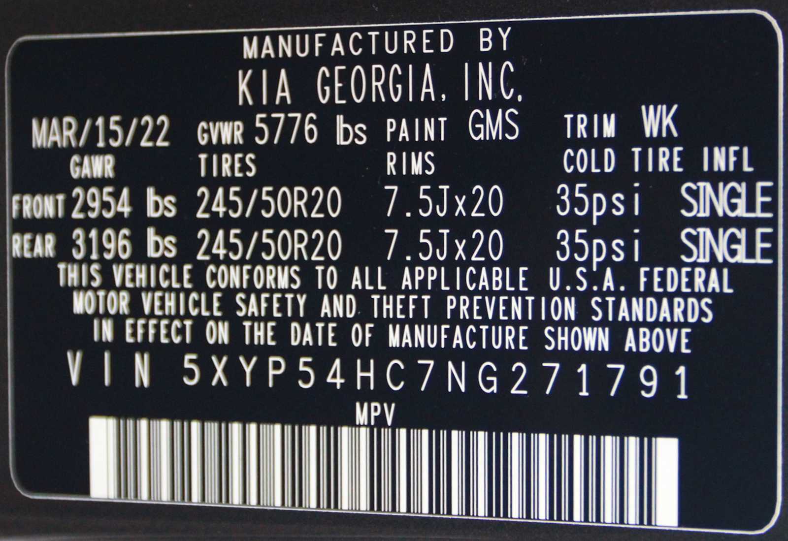 used 2022 Kia Telluride car, priced at $24,197