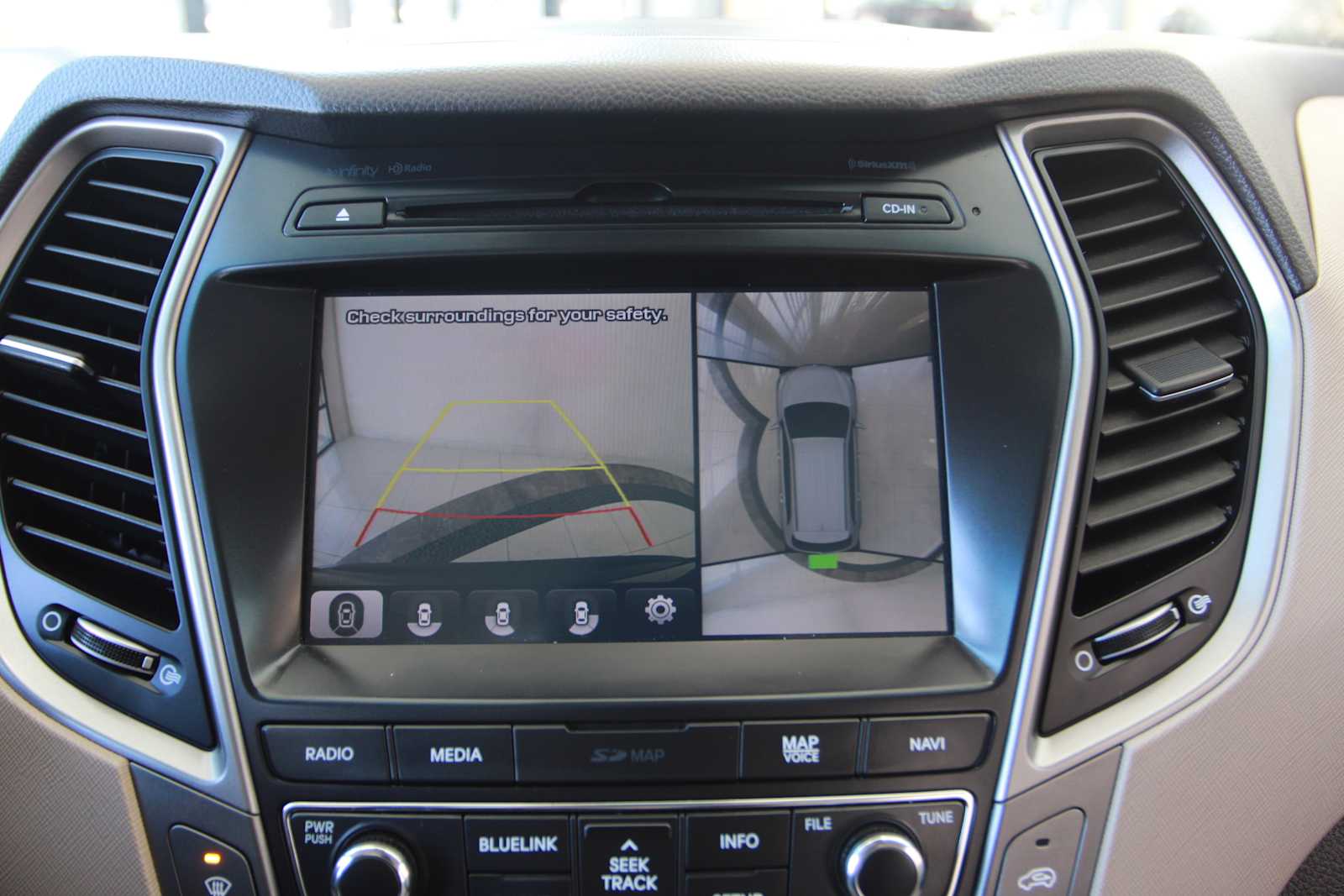 used 2017 Hyundai Santa Fe car, priced at $15,797