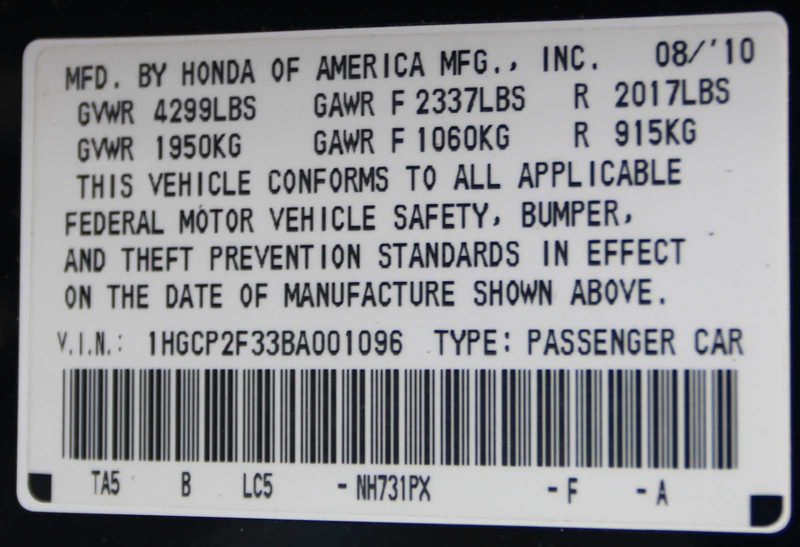 used 2011 Honda Accord car, priced at $11,497