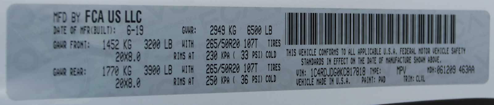 used 2019 Dodge Durango car, priced at $19,997