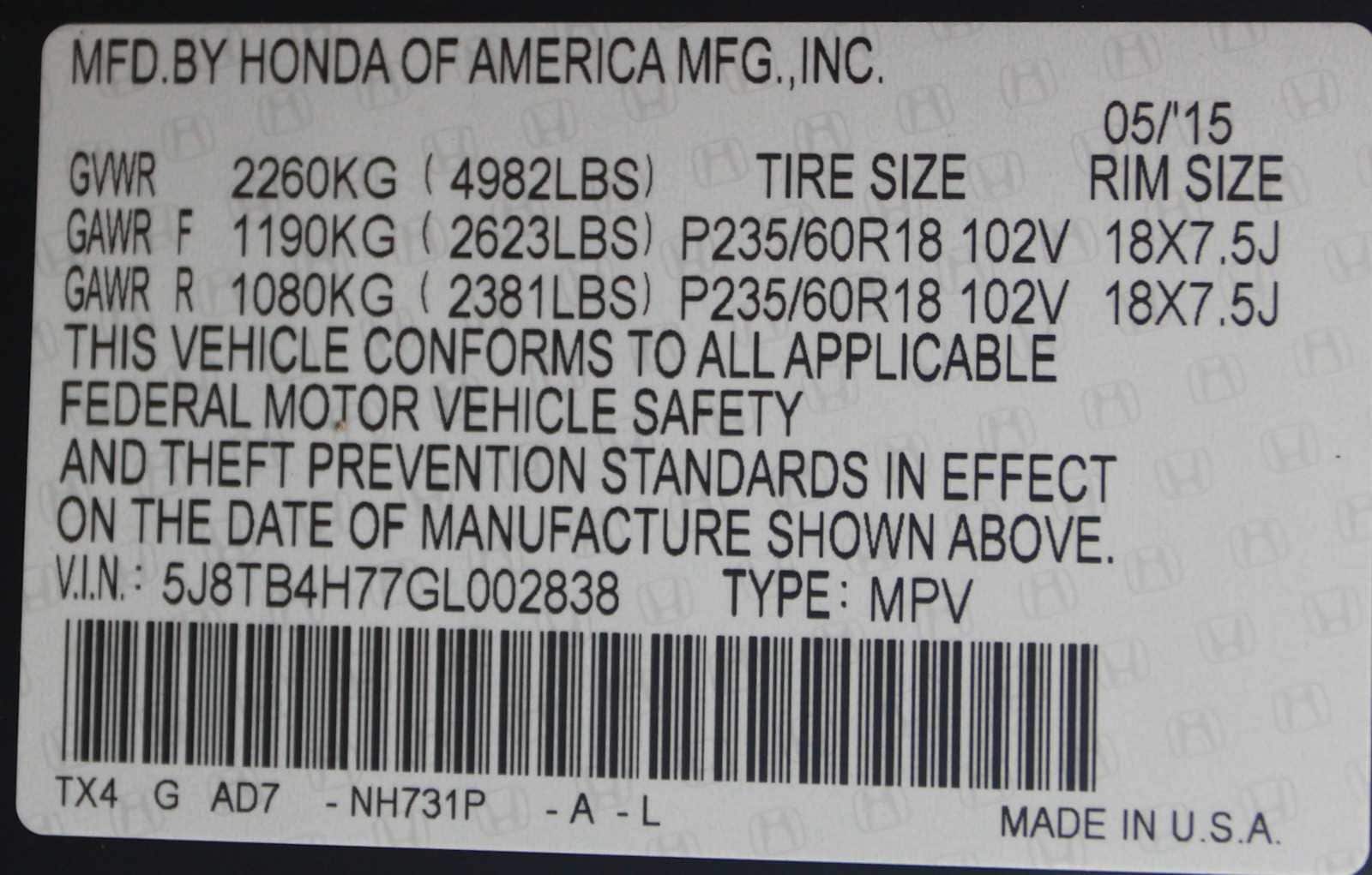 2016 Acura RDX 10
