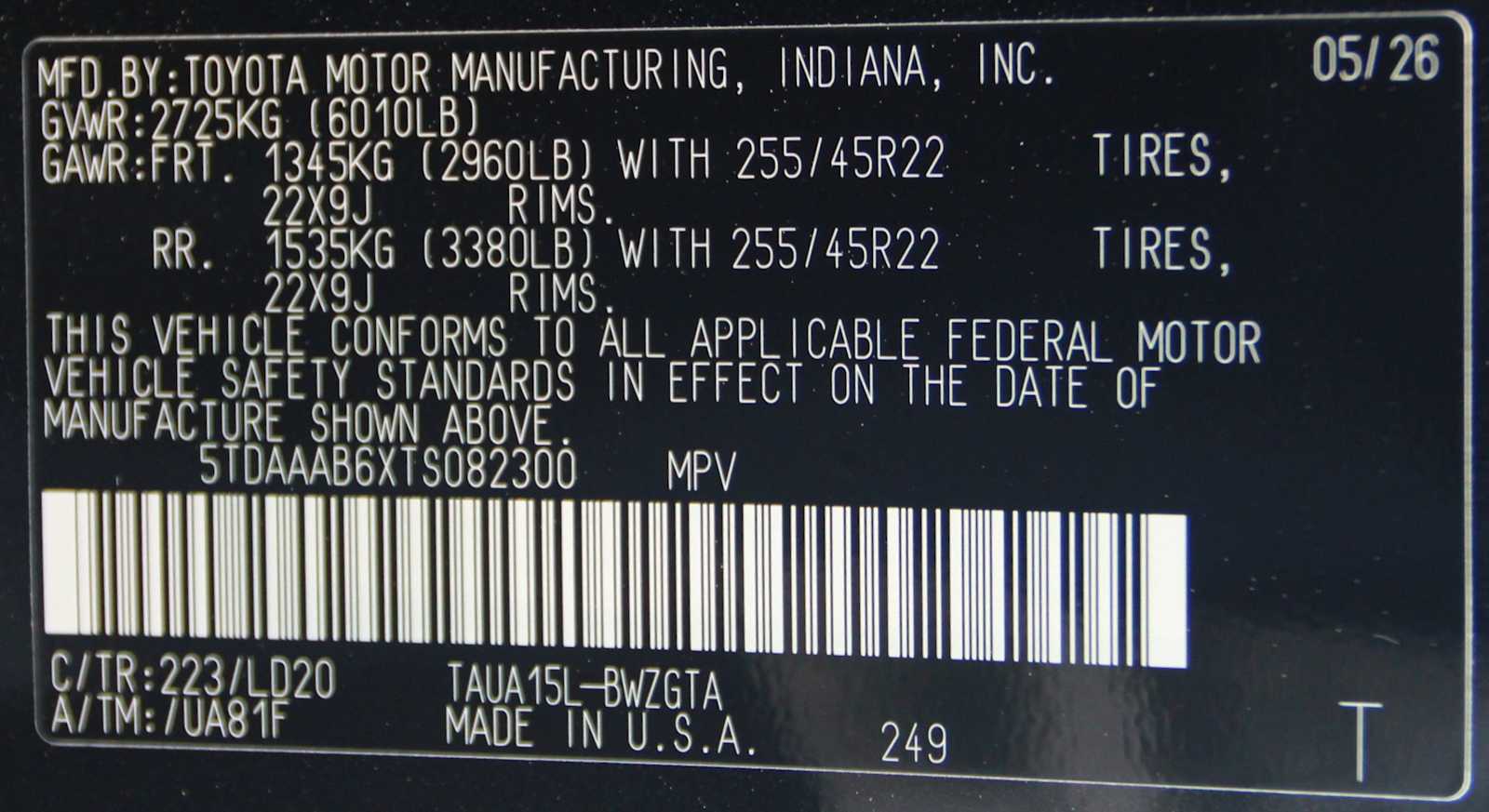 new 2026 Lexus TX 350 car, priced at $74,473
