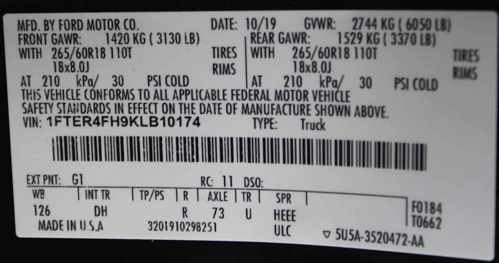 used 2019 Ford Ranger car, priced at $25,097