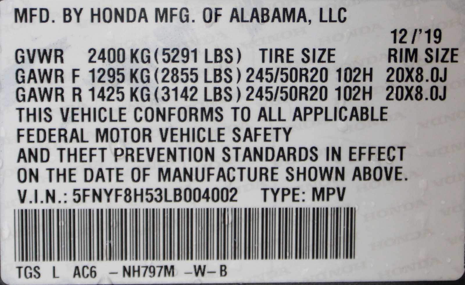 used 2020 Honda Passport car, priced at $28,497