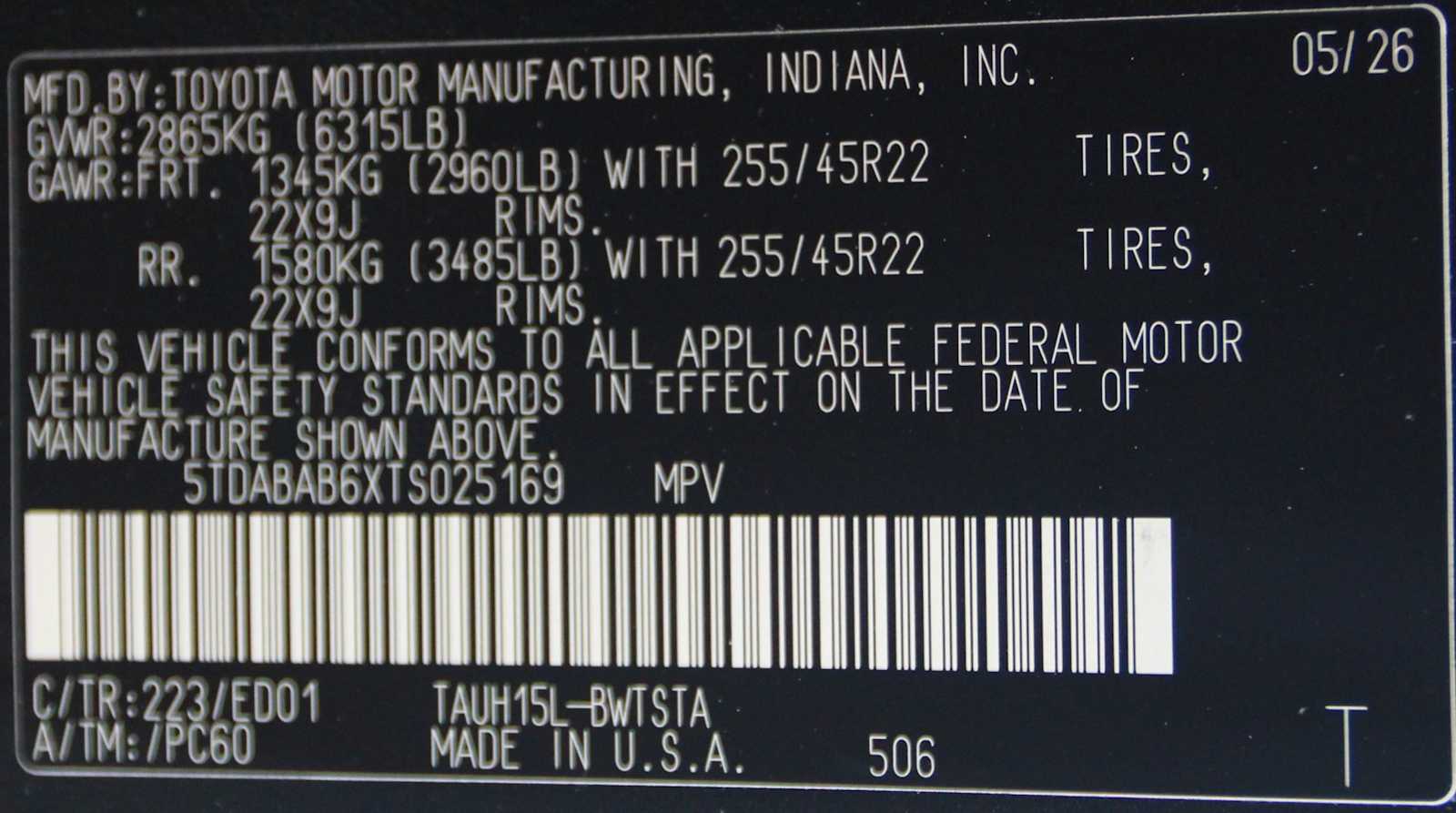 new 2026 Lexus TX 500h car, priced at $76,008