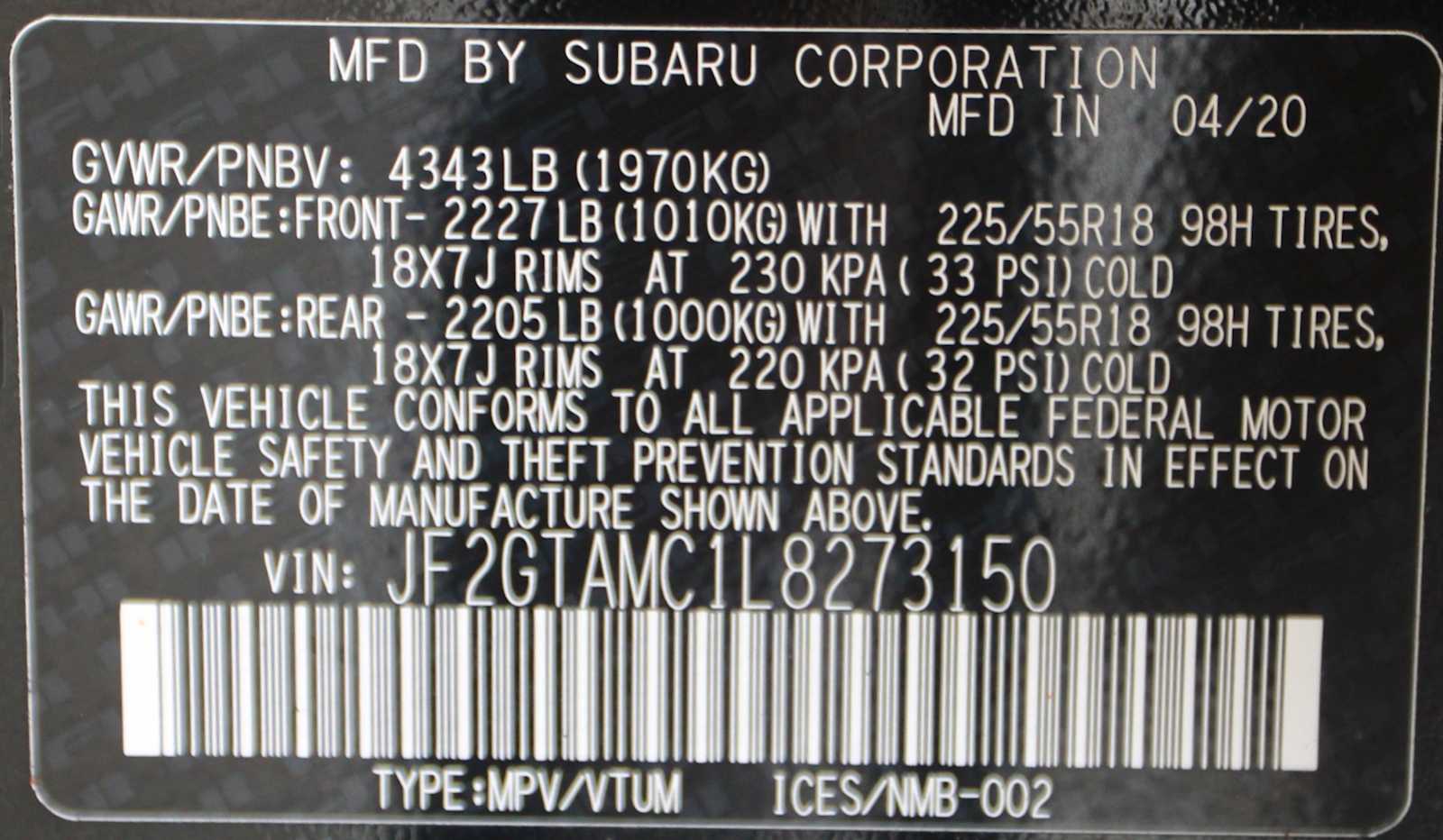 used 2020 Subaru Crosstrek car, priced at $17,897