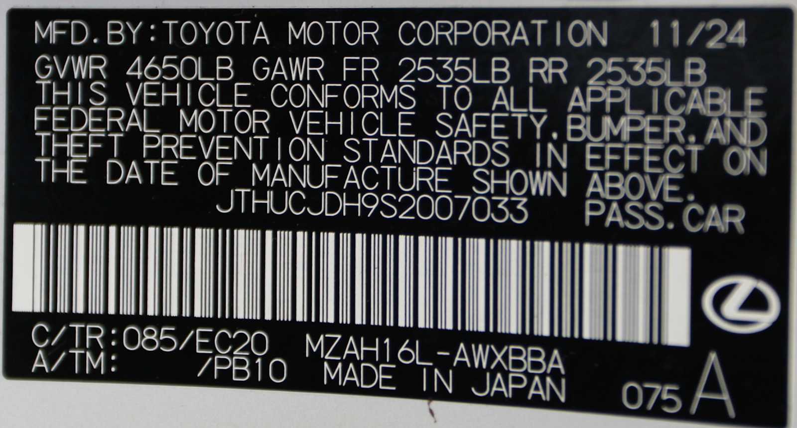 used 2025 Lexus UX 300h car, priced at $40,497