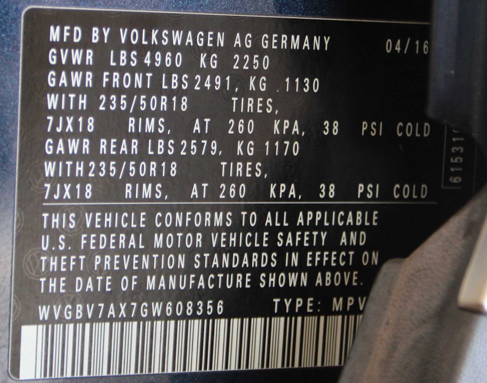 used 2016 Volkswagen Tiguan car, priced at $9,497