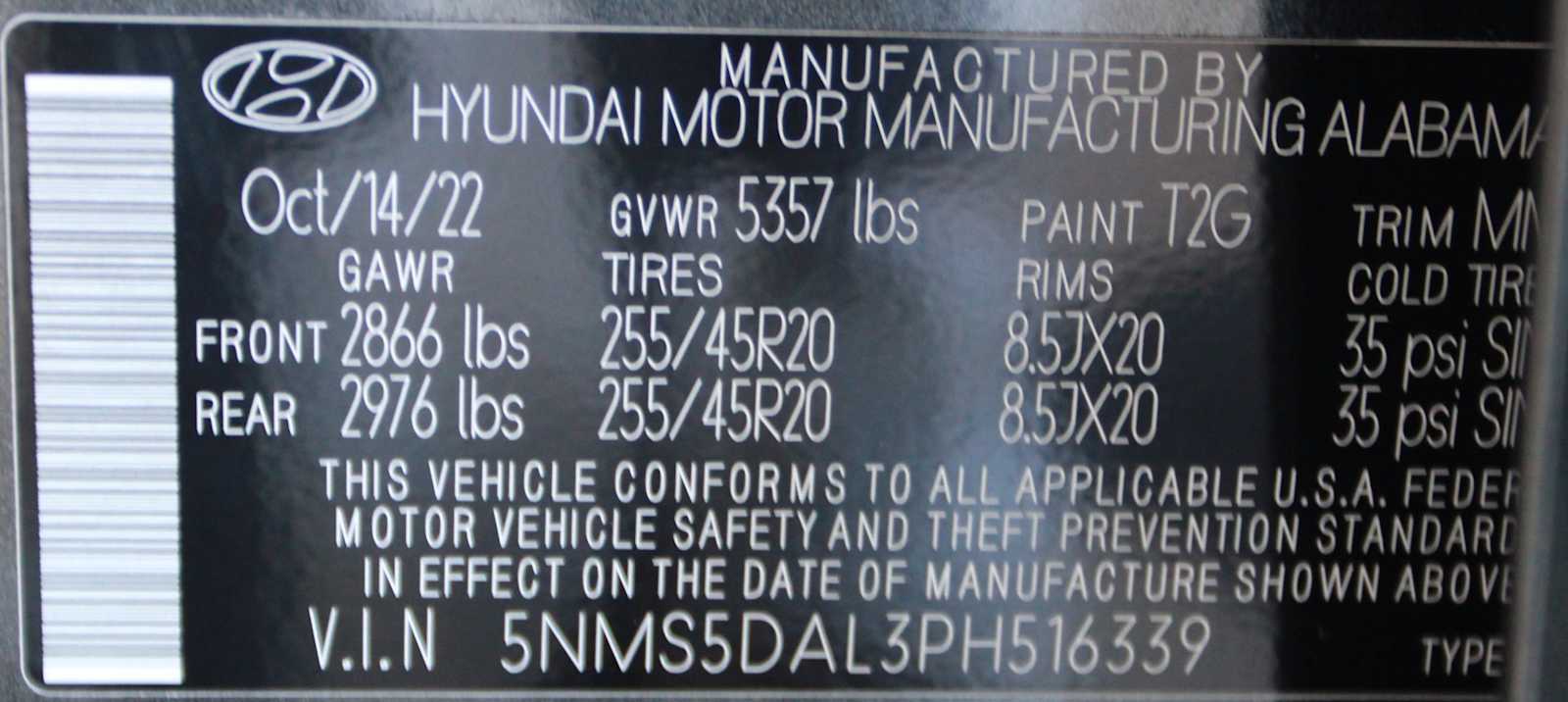used 2023 Hyundai Santa Fe car, priced at $24,097