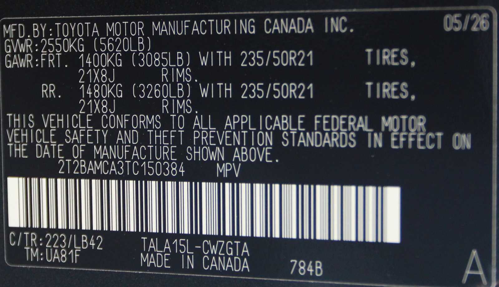 new 2026 Lexus RX 350 car, priced at $65,195