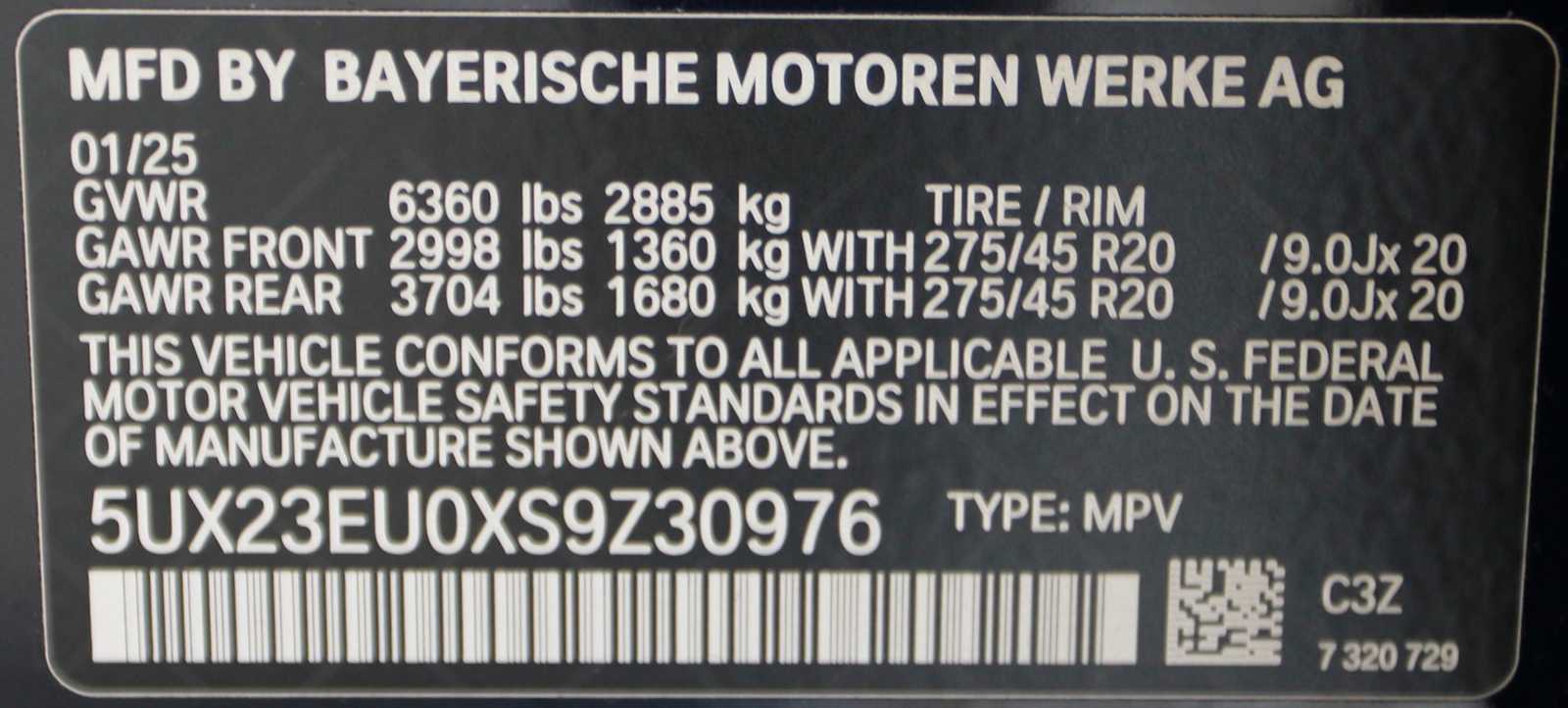 used 2025 BMW X5 car, priced at $60,497