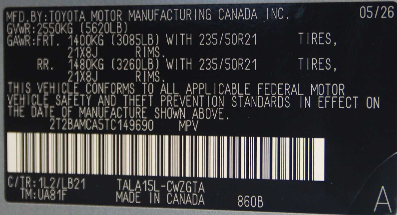 new 2026 Lexus RX 350 car, priced at $66,019