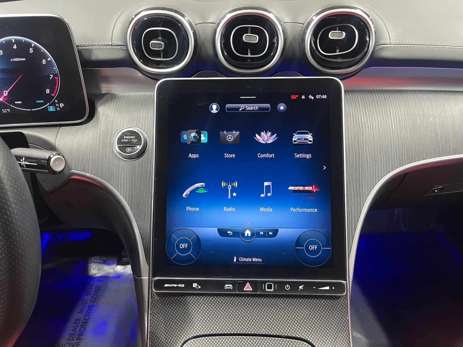 used 2023 Mercedes-Benz AMG C 43 car, priced at $48,998