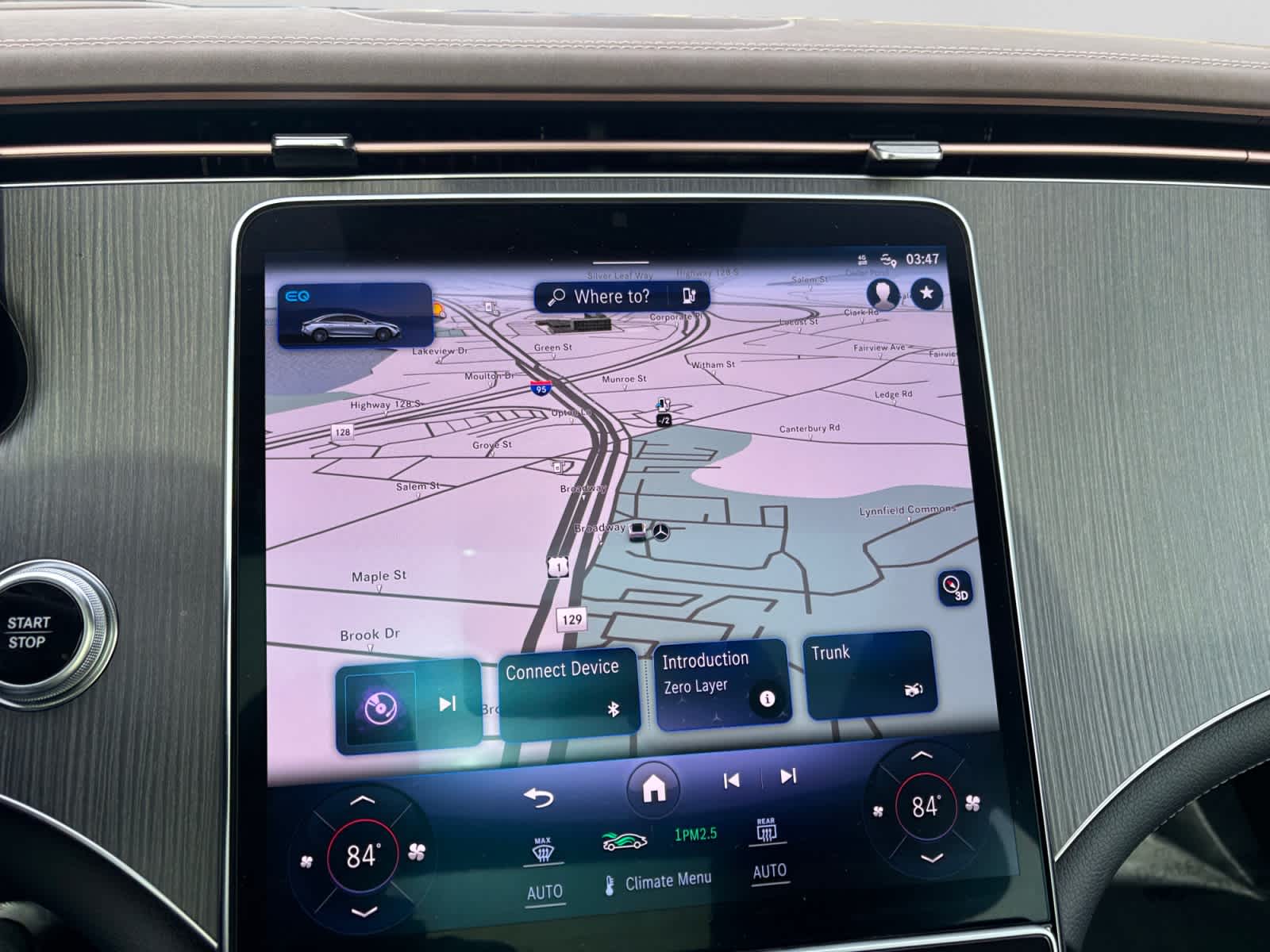 used 2023 Mercedes-Benz EQE 500 car, priced at $48,698