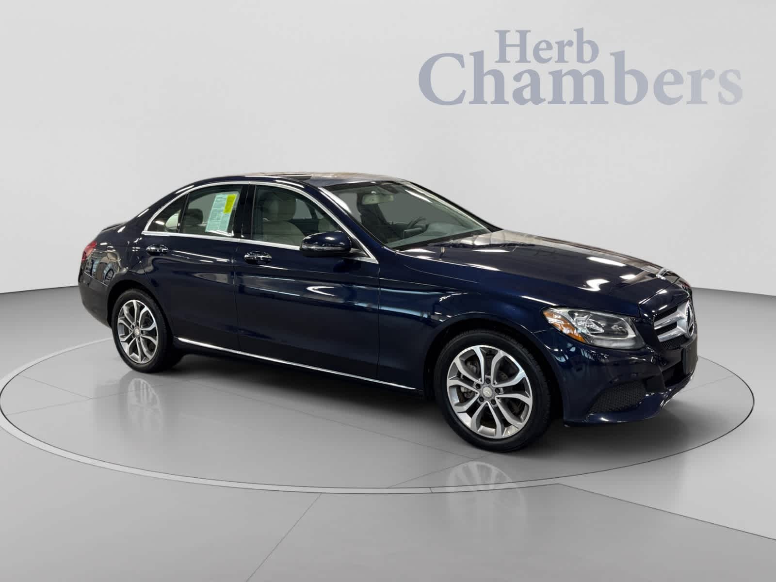Lunar Blue 2016 Mercedes-Benz C-Class Sedan All-Wheel Drive Automatic