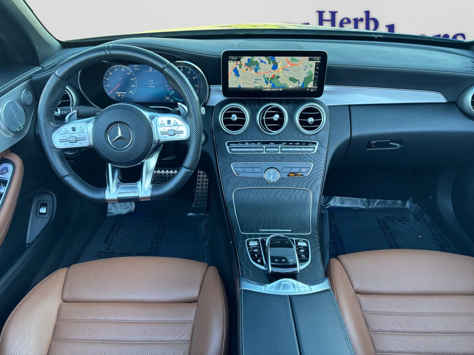 used 2021 Mercedes-Benz AMG C 43 car, priced at $43,199