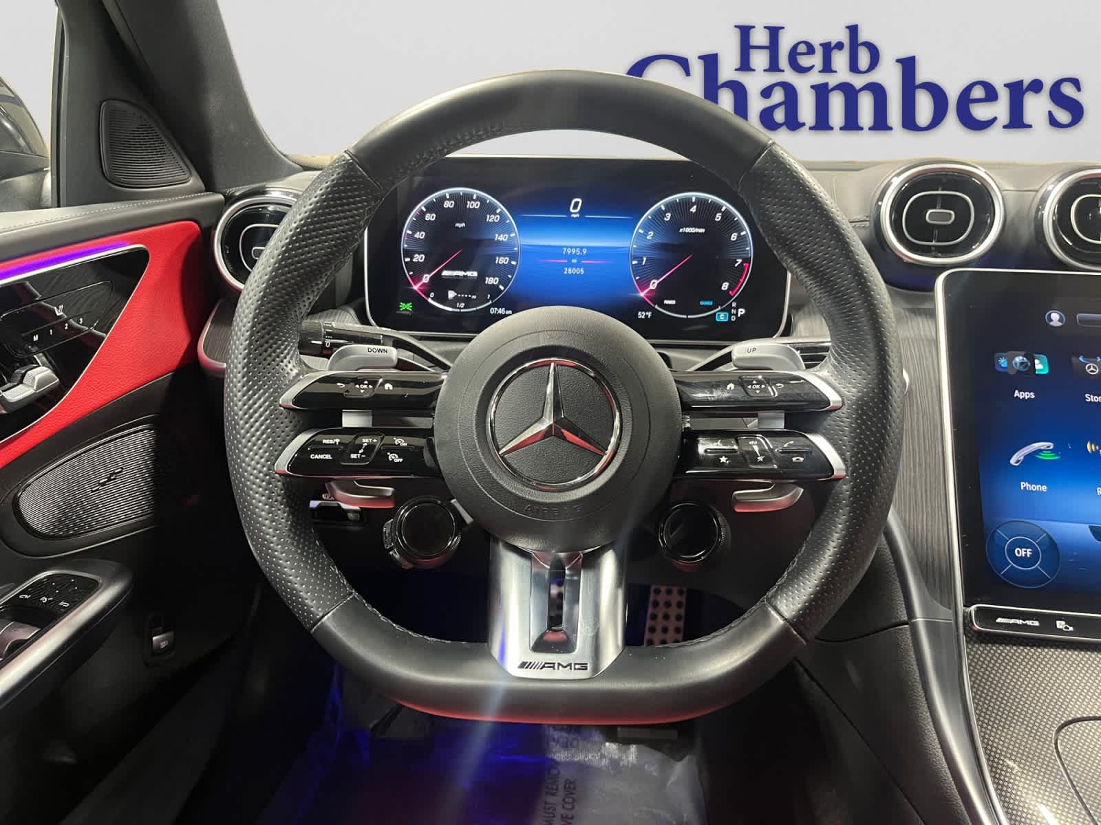 used 2023 Mercedes-Benz AMG C 43 car, priced at $48,998