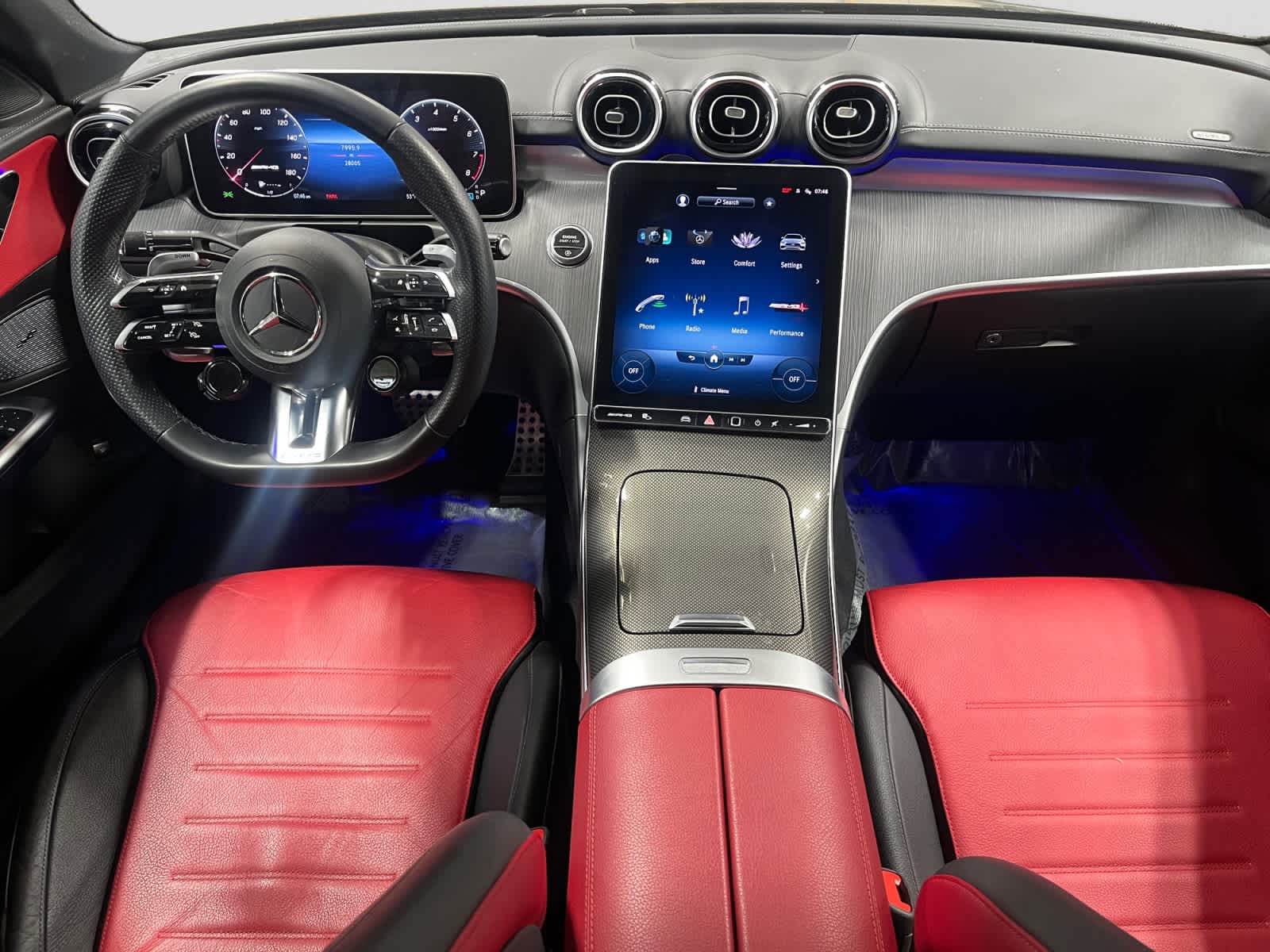 used 2023 Mercedes-Benz AMG C 43 car, priced at $48,998