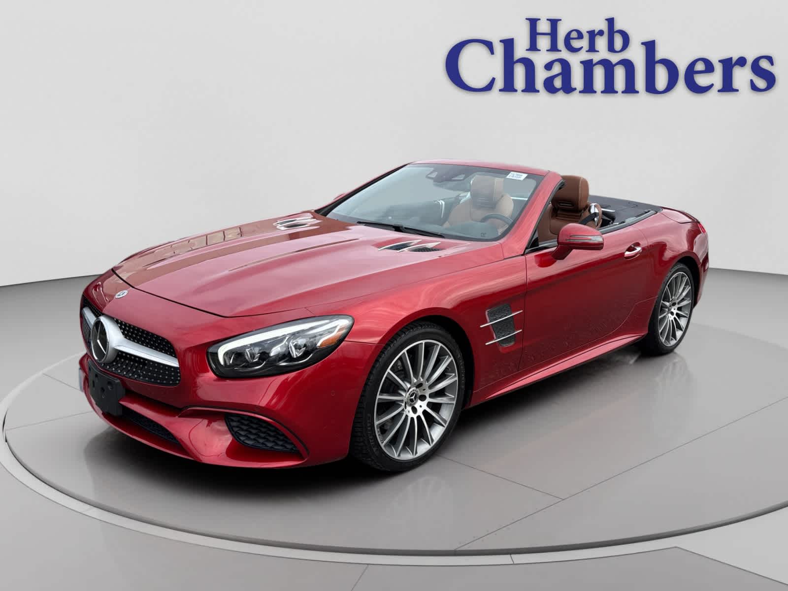 used 2019 Mercedes-Benz SL 550 car, priced at $48,999