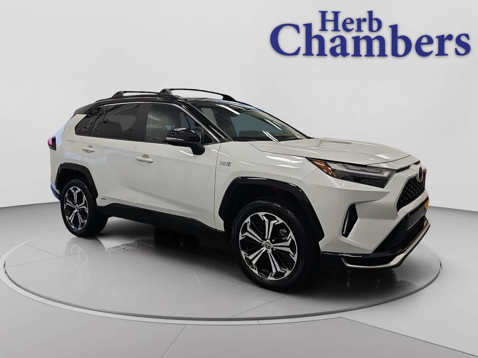 Wind Chill Pearl Midnight Black Metallic 2024 Toyota RAV4 Prime SUV / Crossover All-Wheel Drive Automatic