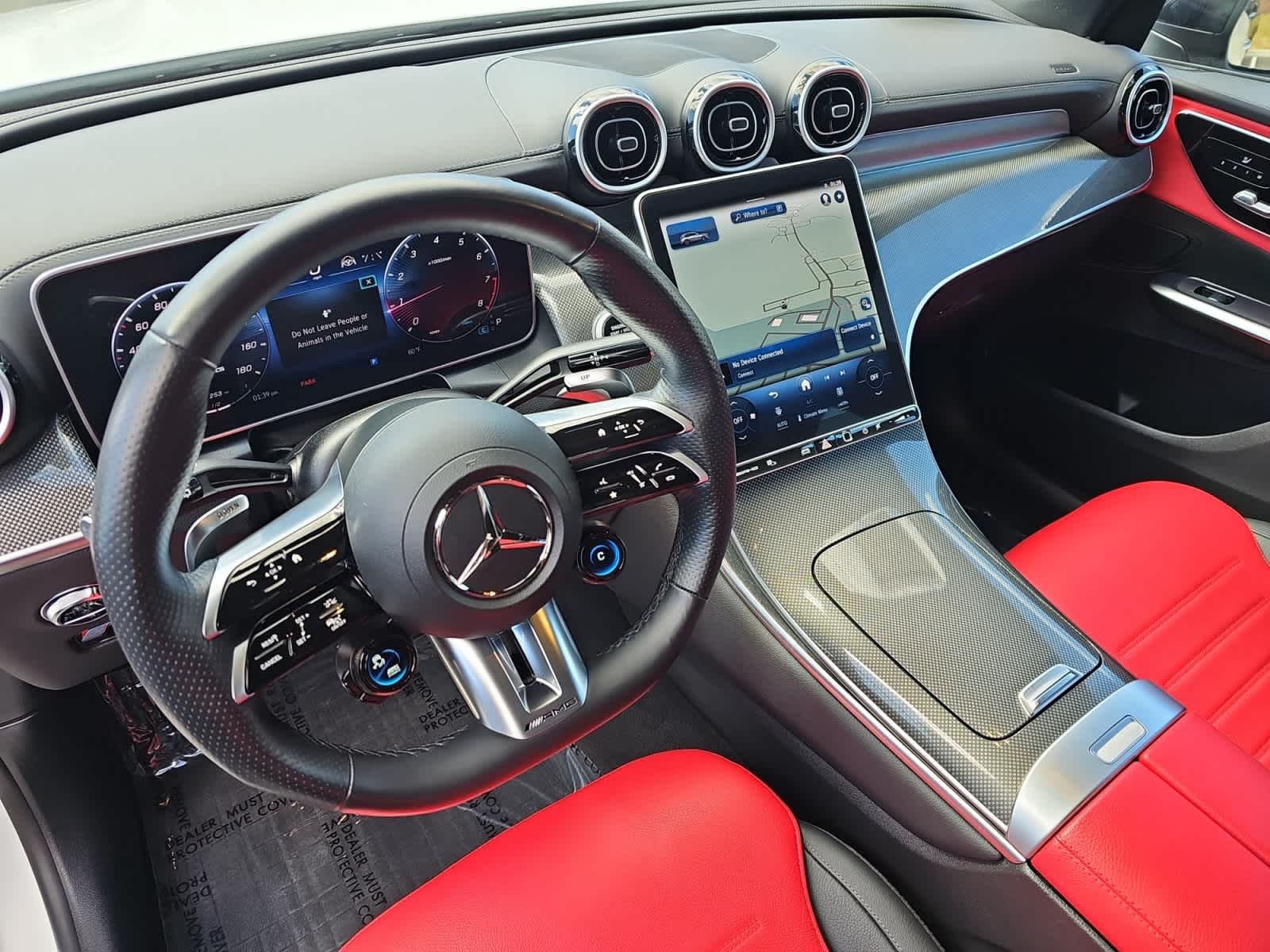 used 2024 Mercedes-Benz AMG GLC 43 car, priced at $56,998