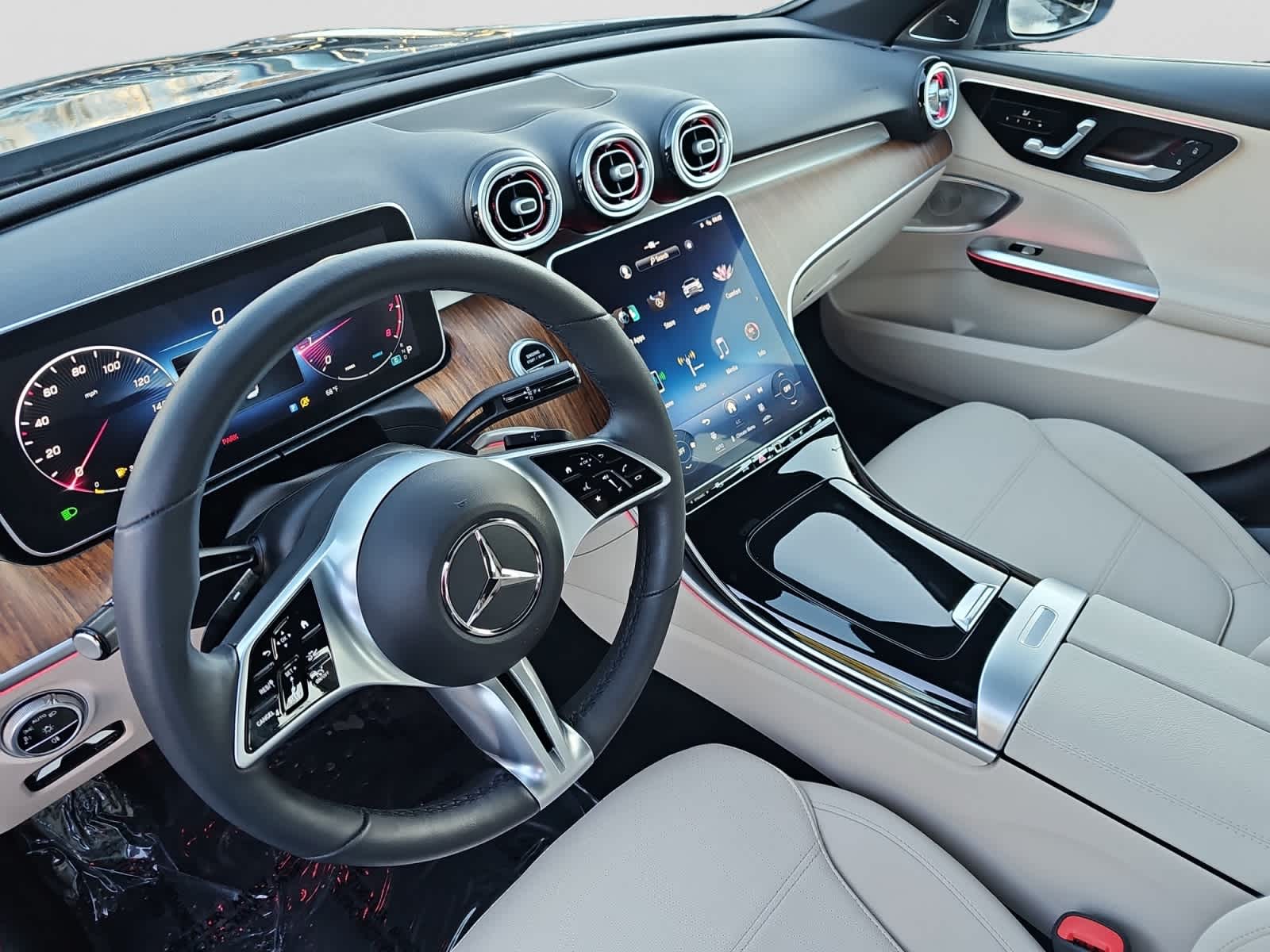 used 2023 Mercedes-Benz C-Class car, priced at $35,798