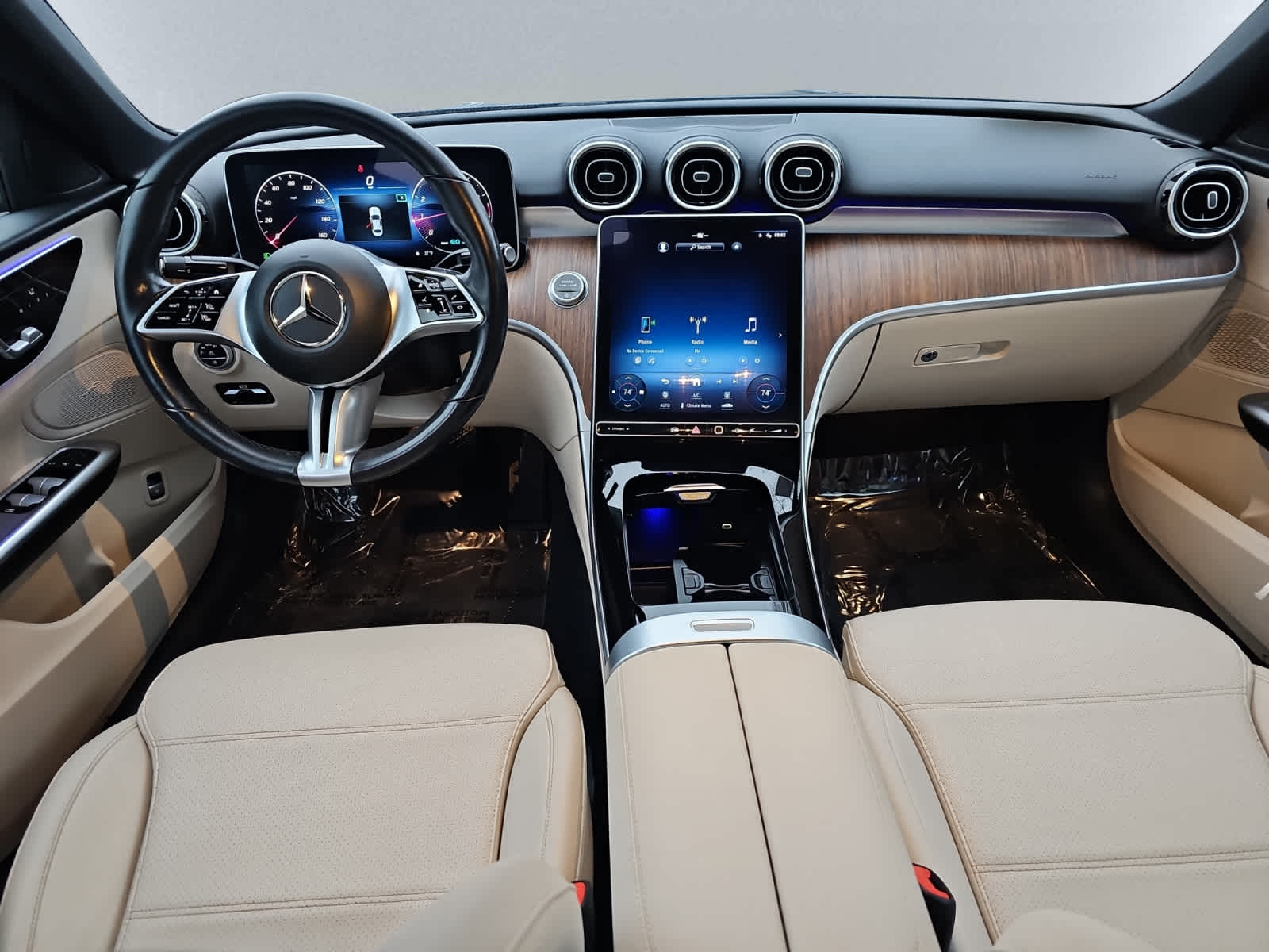 used 2022 Mercedes-Benz C-Class car, priced at $30,998