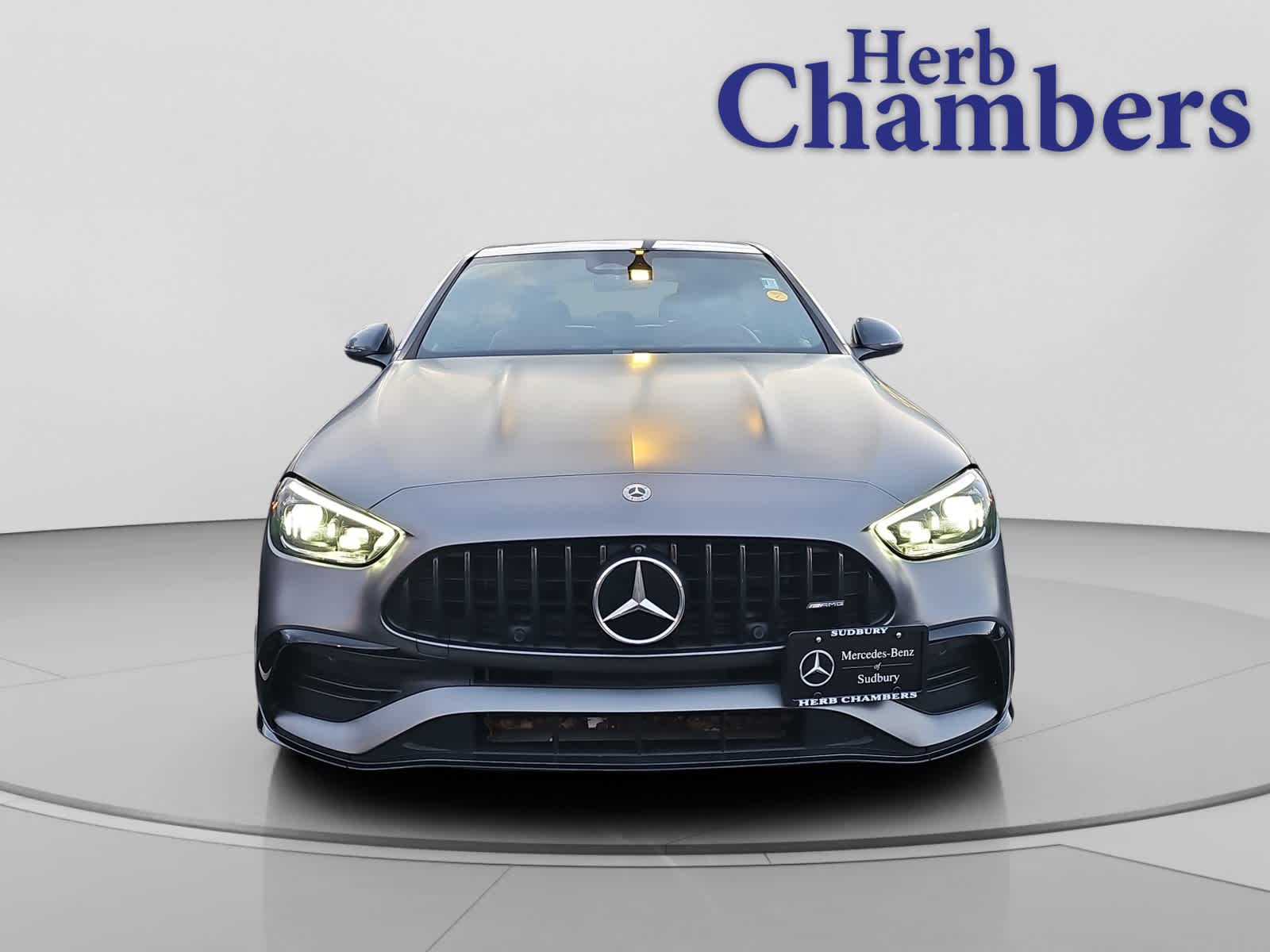 used 2023 Mercedes-Benz AMG C 43 car, priced at $48,488