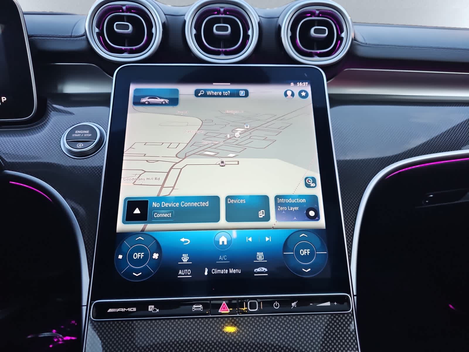 used 2023 Mercedes-Benz AMG C 43 car, priced at $48,488