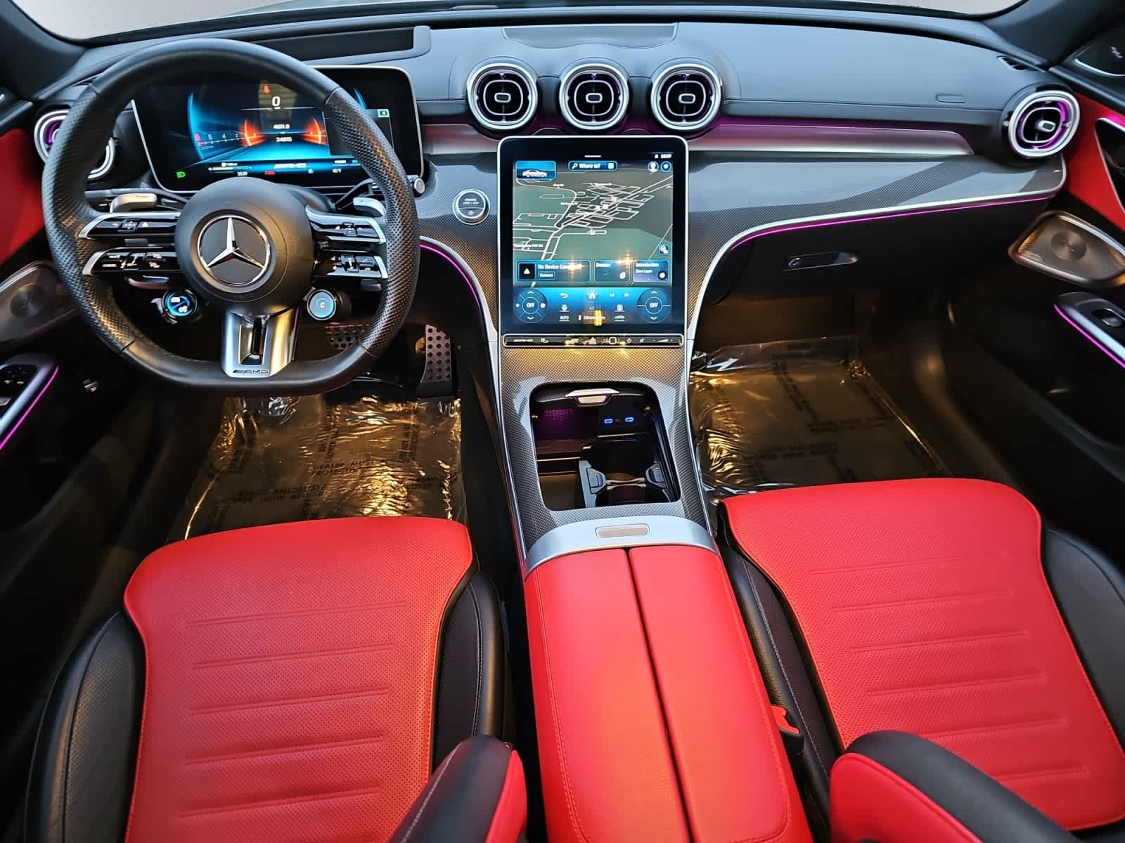 used 2023 Mercedes-Benz AMG C 43 car, priced at $48,488