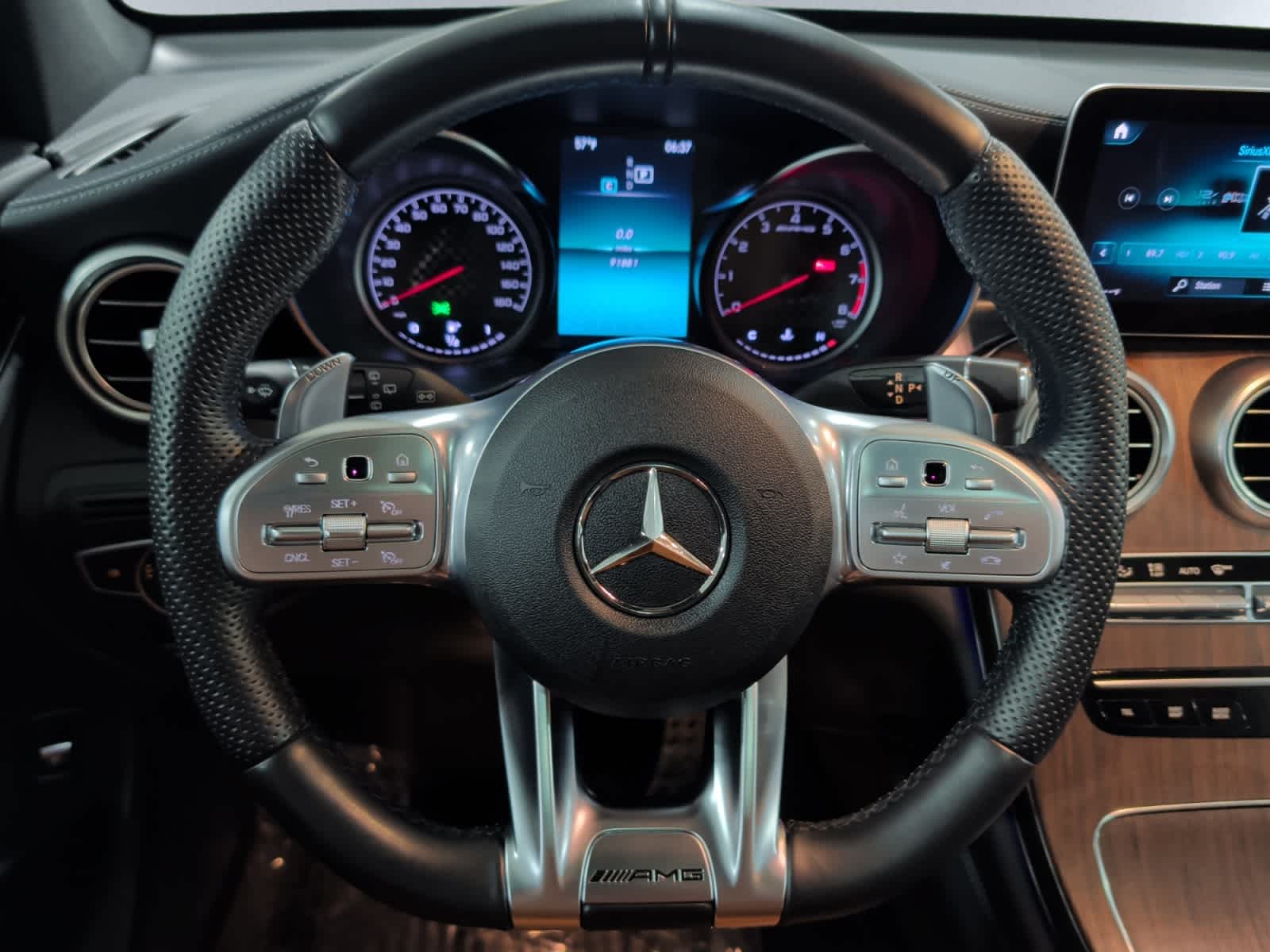 used 2020 Mercedes-Benz AMG GLC 43 car, priced at $27,998