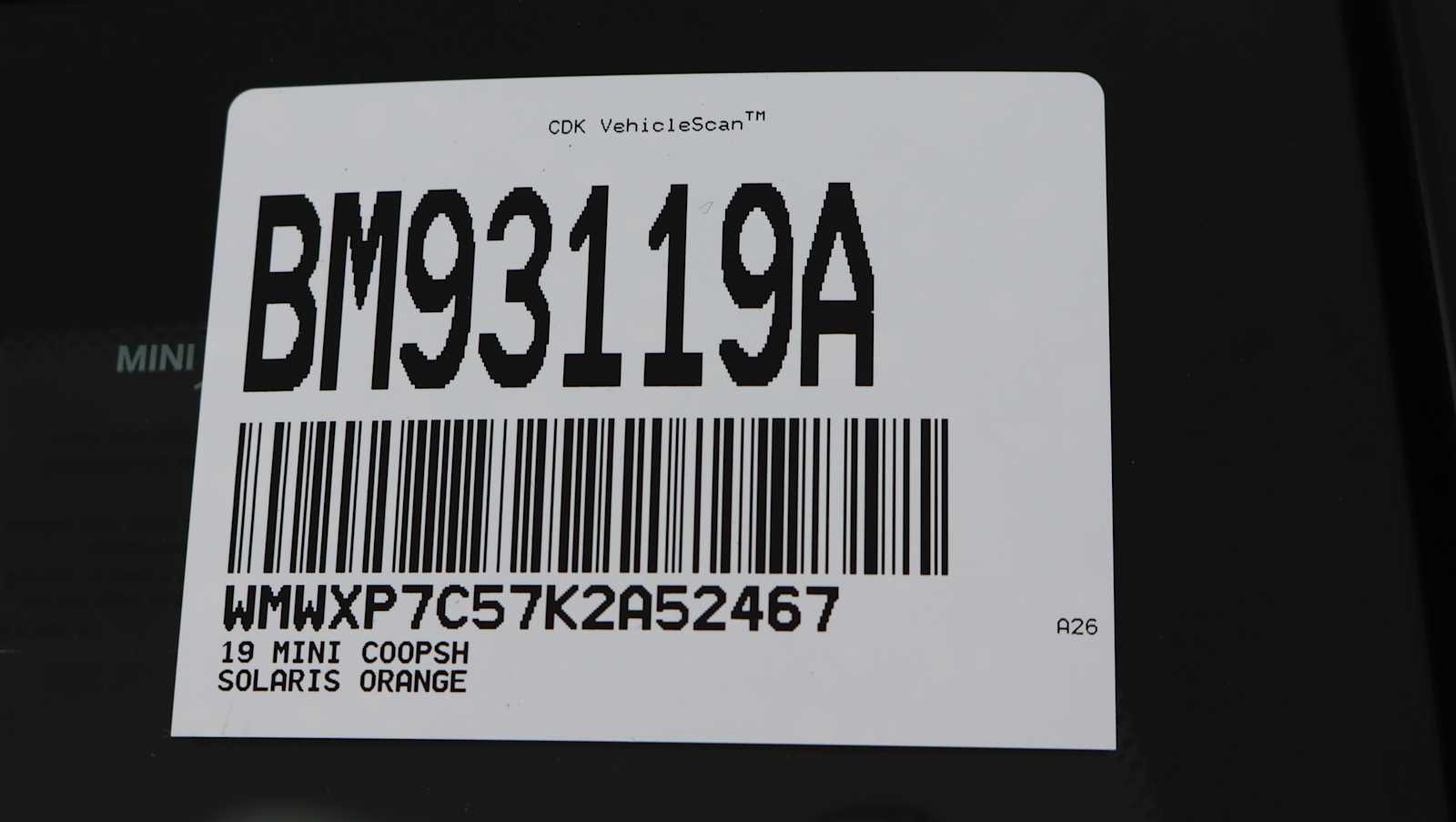 used 2019 MINI Hardtop 2 Door car, priced at $19,036