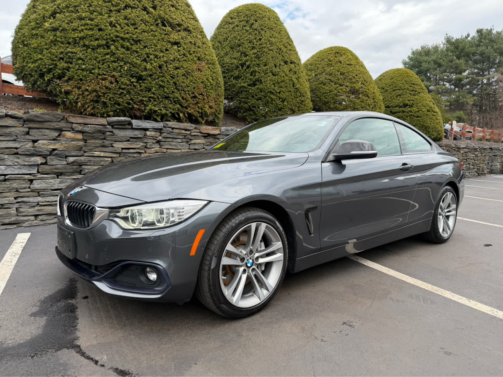 Mineral Gray 2014 BMW 4 Series 435i xDrive Coupe AWD Coupe All-Wheel Drive Automatic