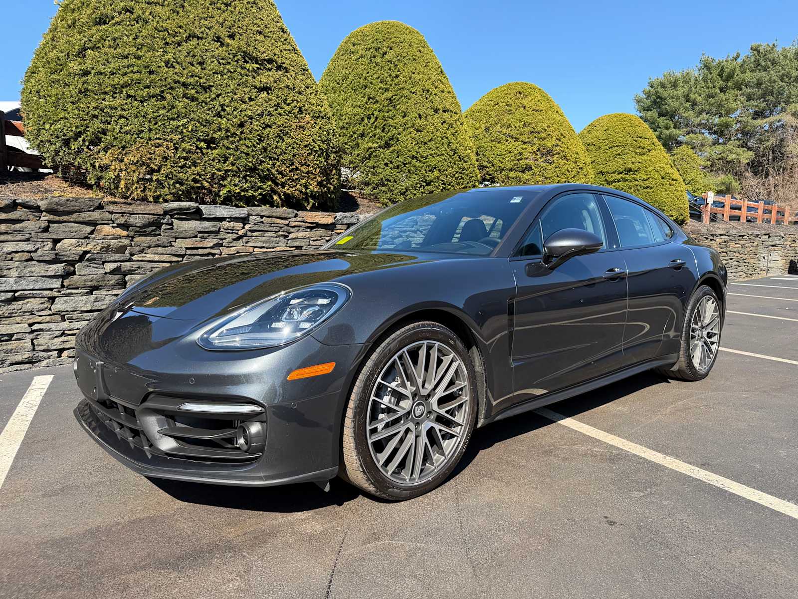 Gray (Volcano Grey Metallic) 2023 Porsche Panamera 4 AWD Sedan All-Wheel Drive Automatic