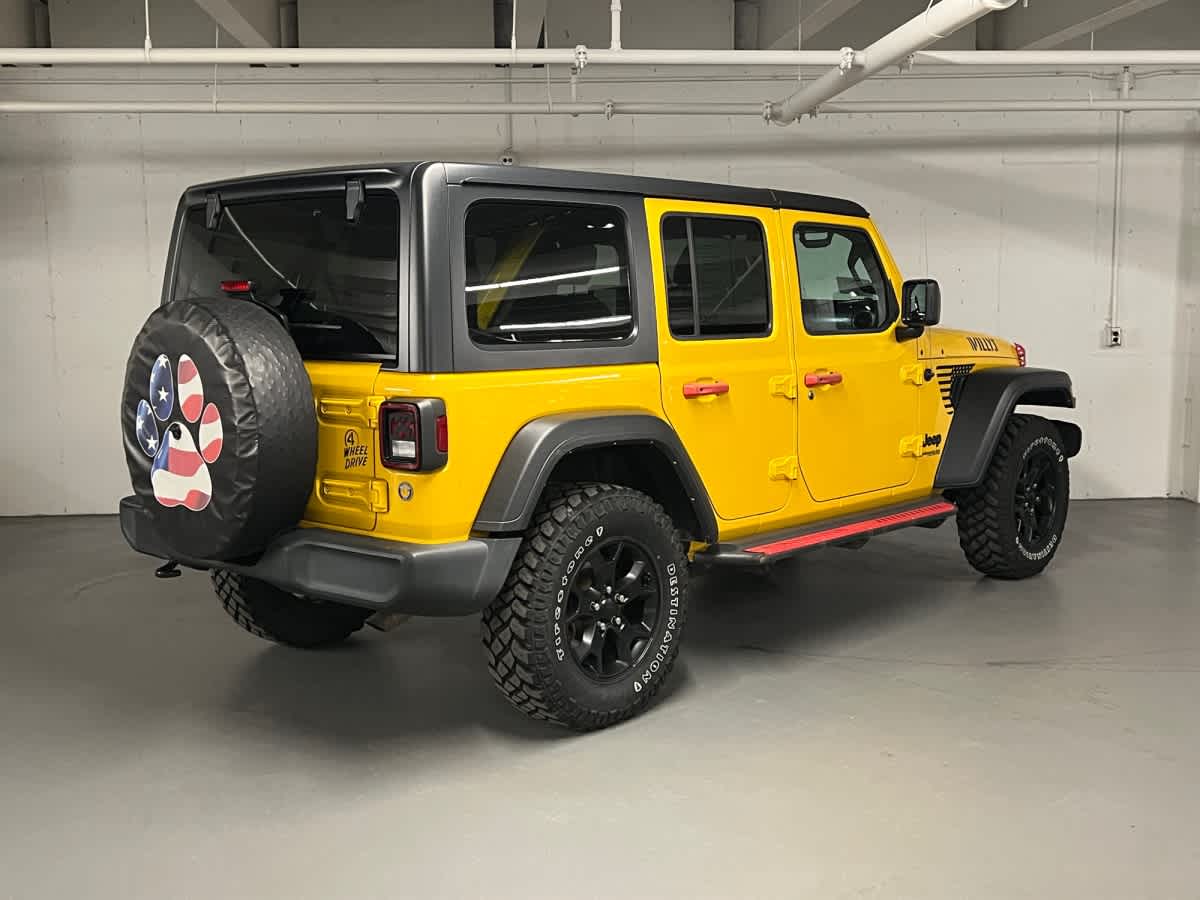 used 2021 Jeep Wrangler car, priced at $23,298