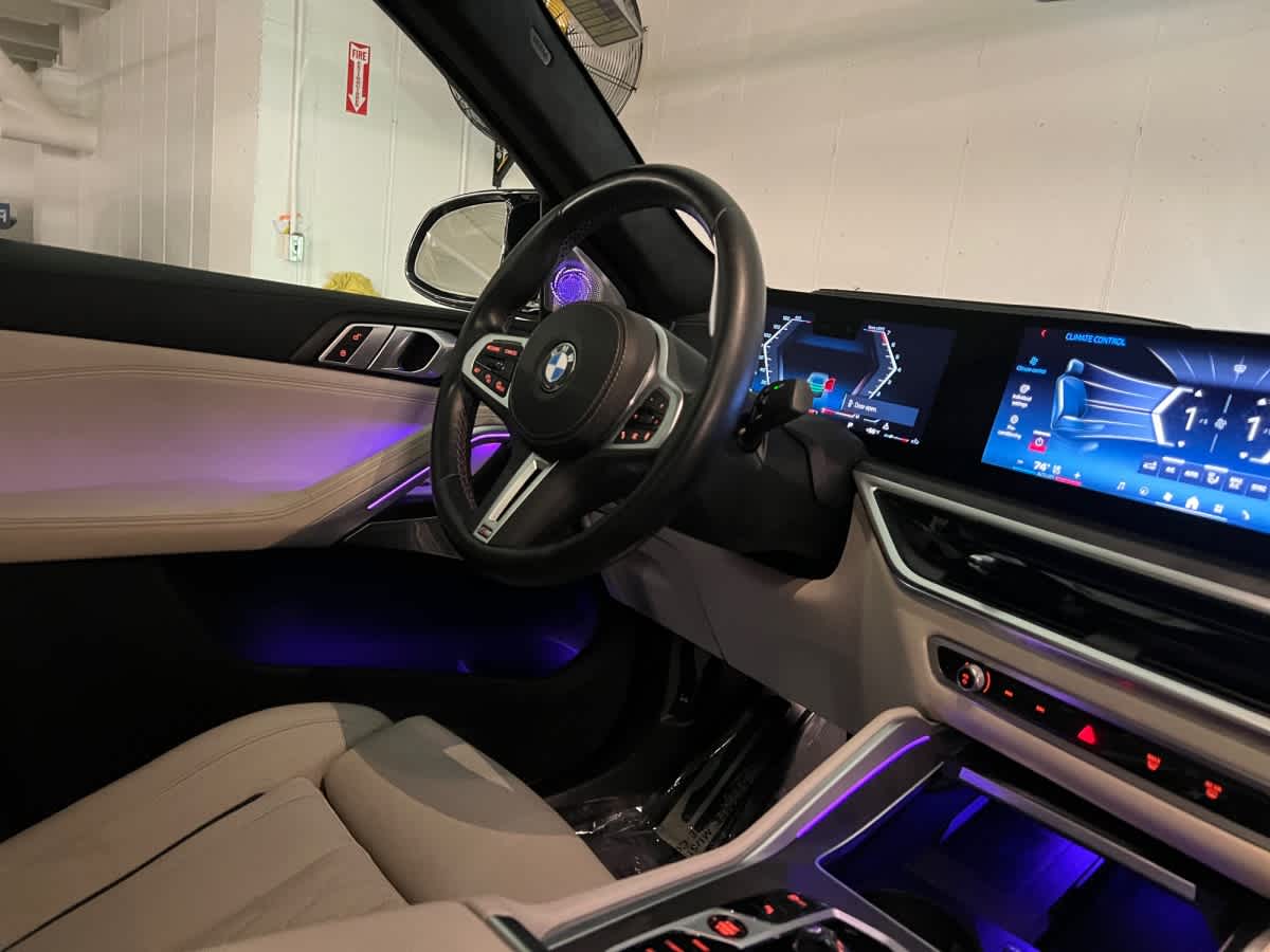 used 2024 BMW X6 M60i car, priced at $72,498